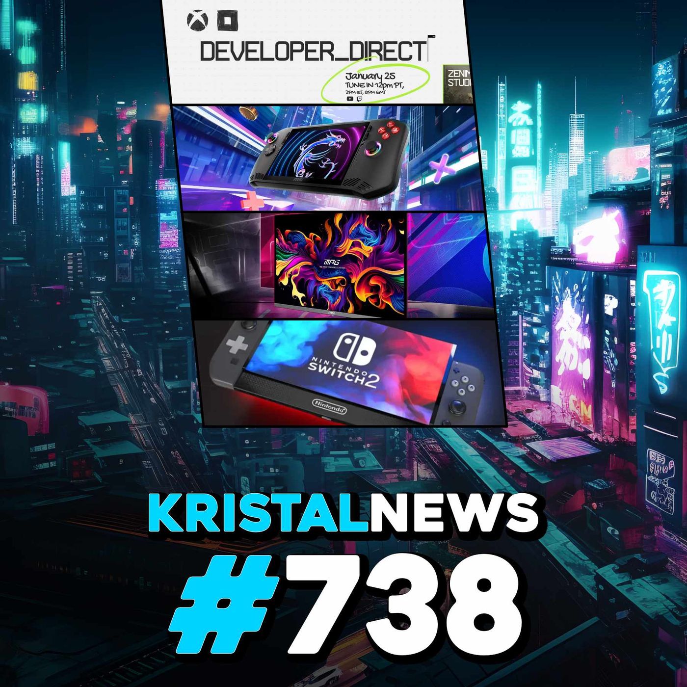 ECCO il NUOVO EVENTO MICROSOFT! | CHEAT con MONITOR?! | NUOVO REPORT su SWITCH 2! ▶ #KristalNews 738 episode artwork