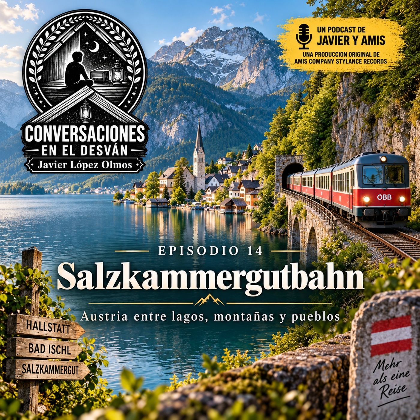 Las rutas ferroviarias más bellas de Europa - Episodio 14 - Salzkammergutbahn — Austria entre lagos, montañas y pueblos episode artwork