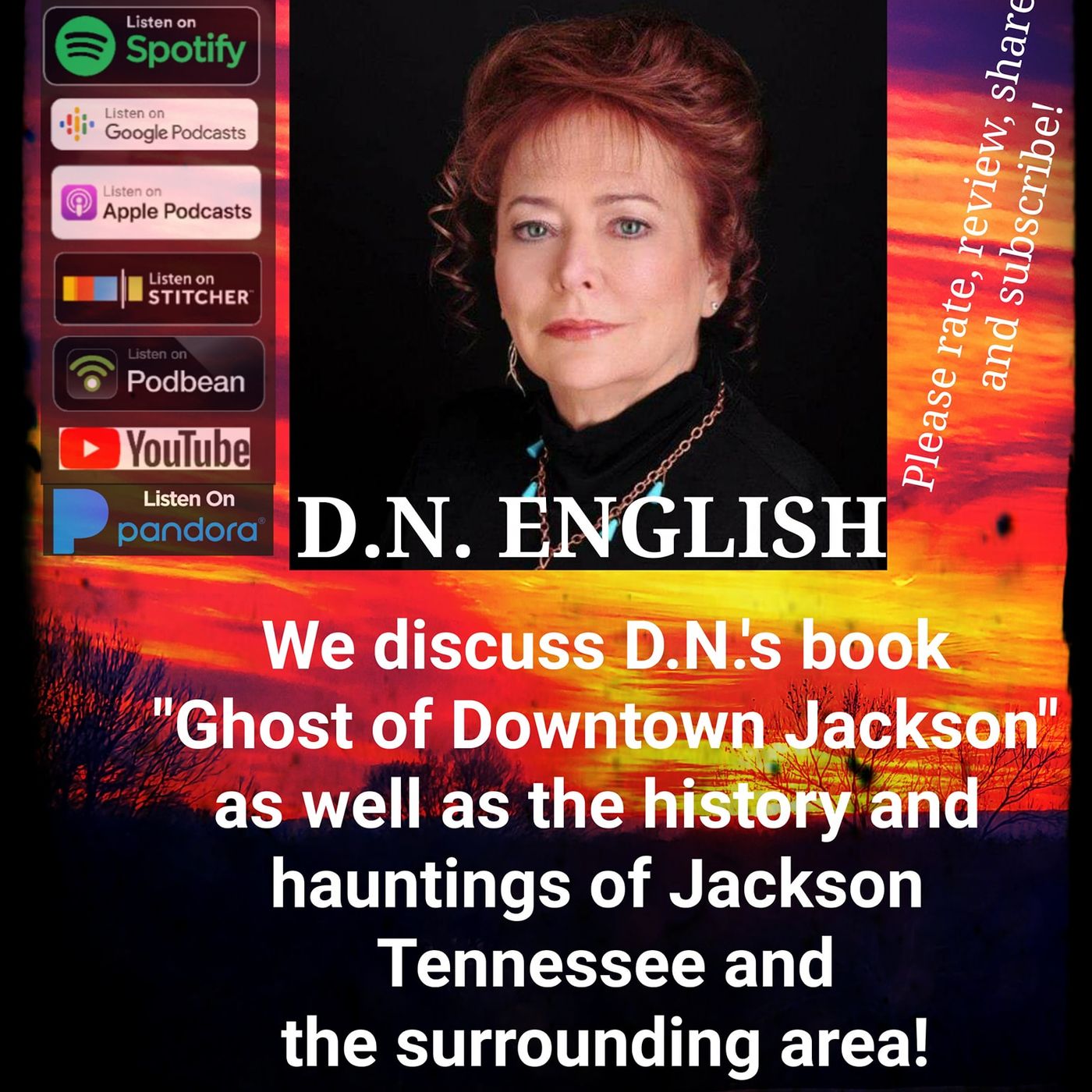 The History and Hauntings of Jackson TN with D.N. English episode artwork