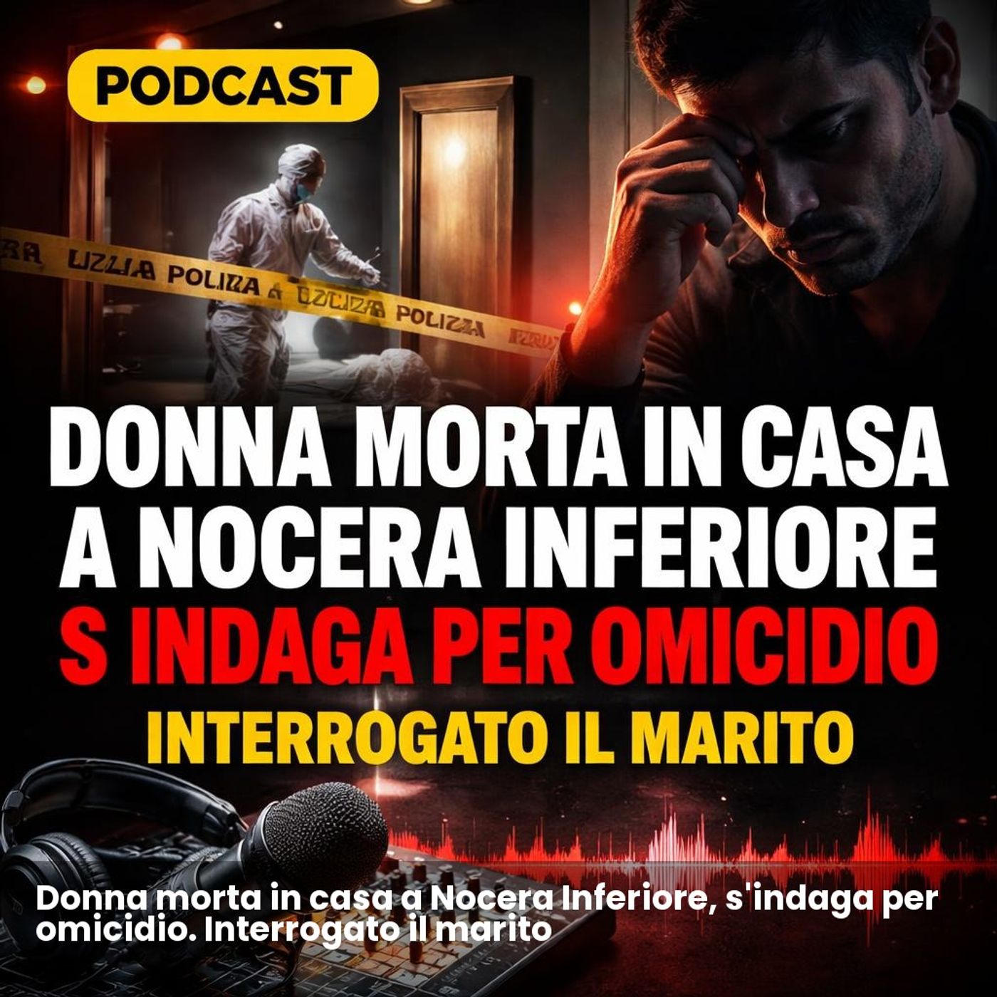 Donna morta in casa a Nocera Inferiore, s'indaga per omicidio. Interrogato il marito episode artwork