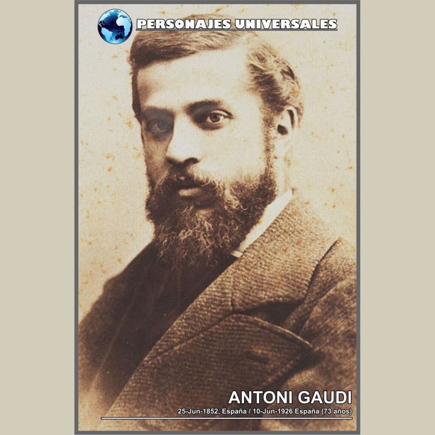 Antoni Gaudi Biografia 60 de Personajes Universales por Carlos Laya episode artwork