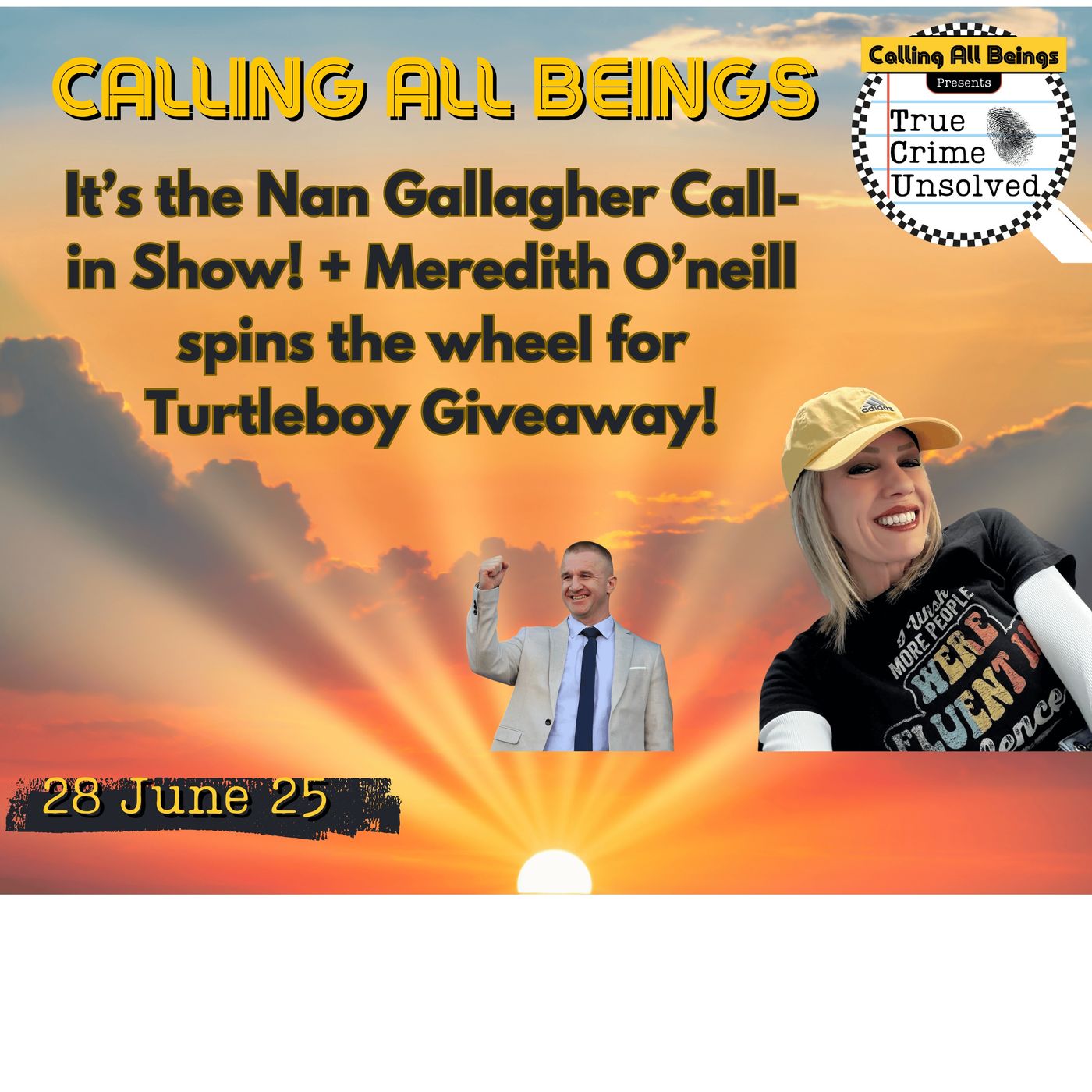 Atty. Nan Gallagher - Call-In Show + Meredith O'Neill spins the wheel for TB and CAB prizes!