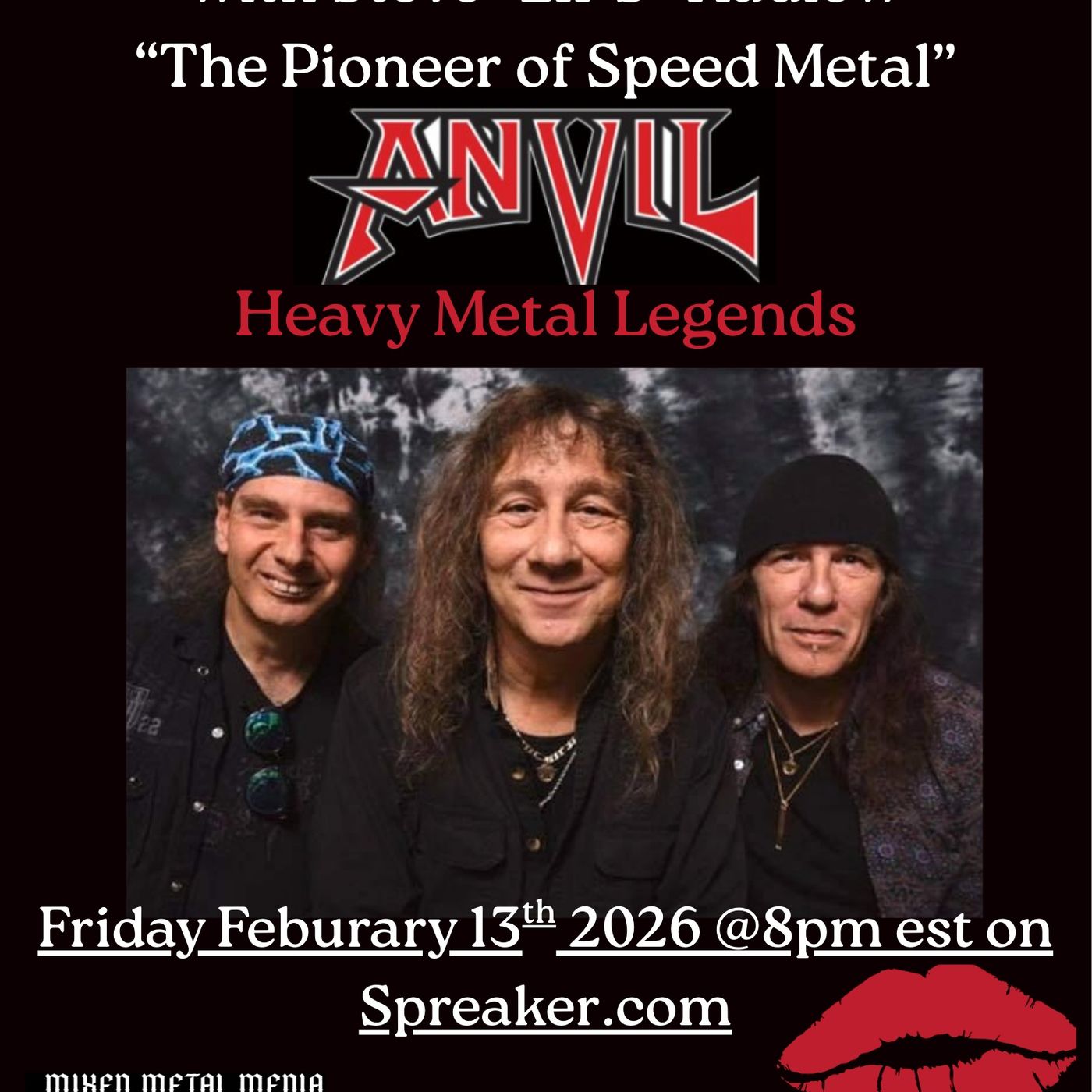 02/13/2026 Mixed Metal Media Interviews Steve "Lips" Kudlow From Anvil Season:5  E:3 episode artwork
