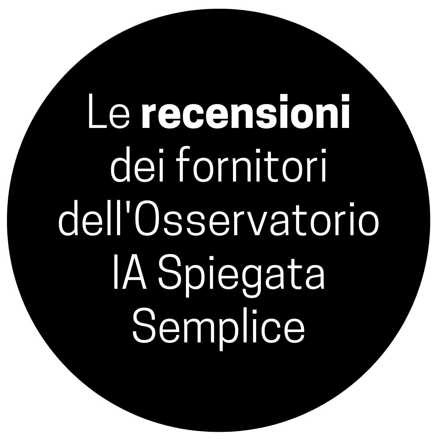 Le recensioni su IA spiegata semplice