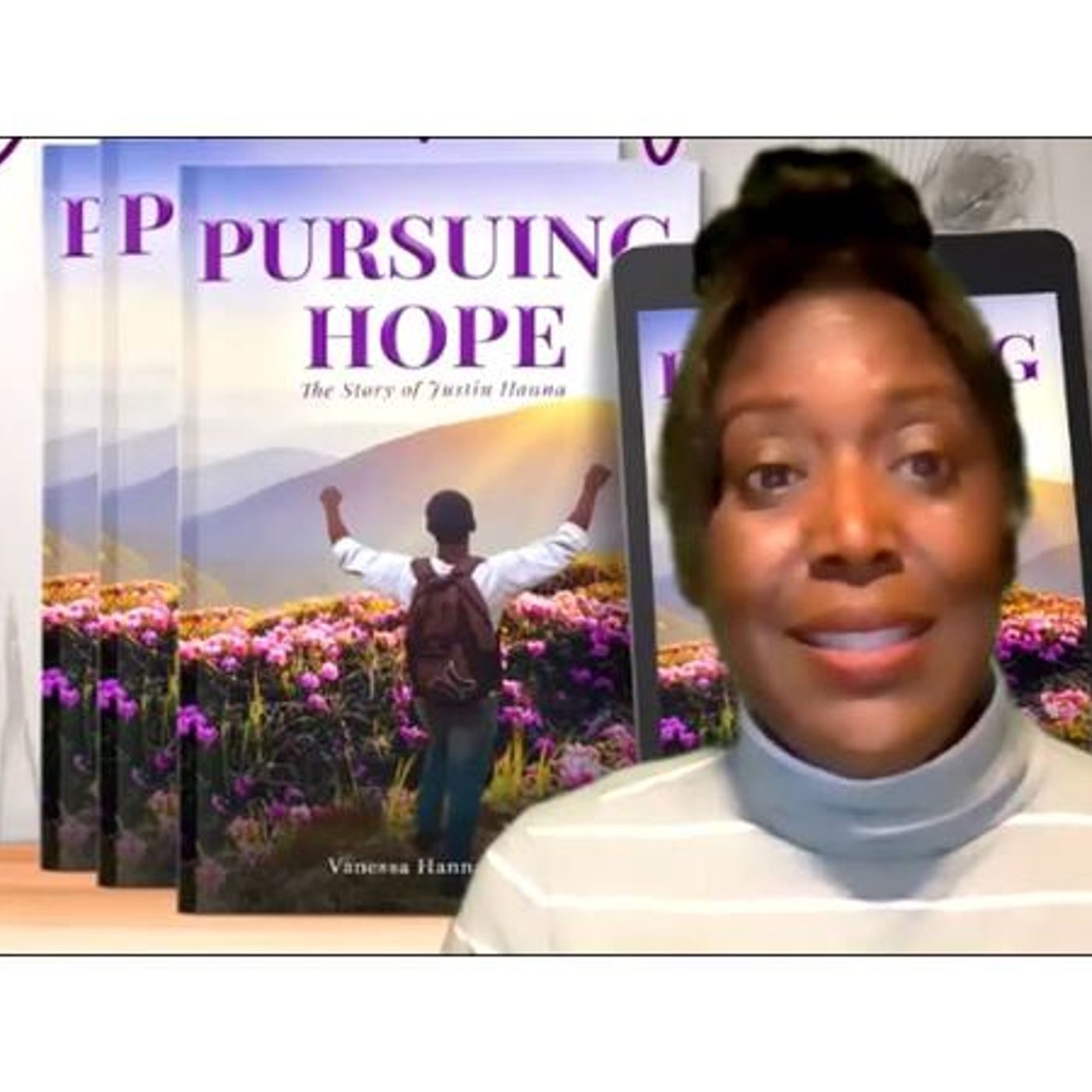 Author Vanessa Hanna Verrett talks #PursuingHope on #ConversationsLIVE episode artwork