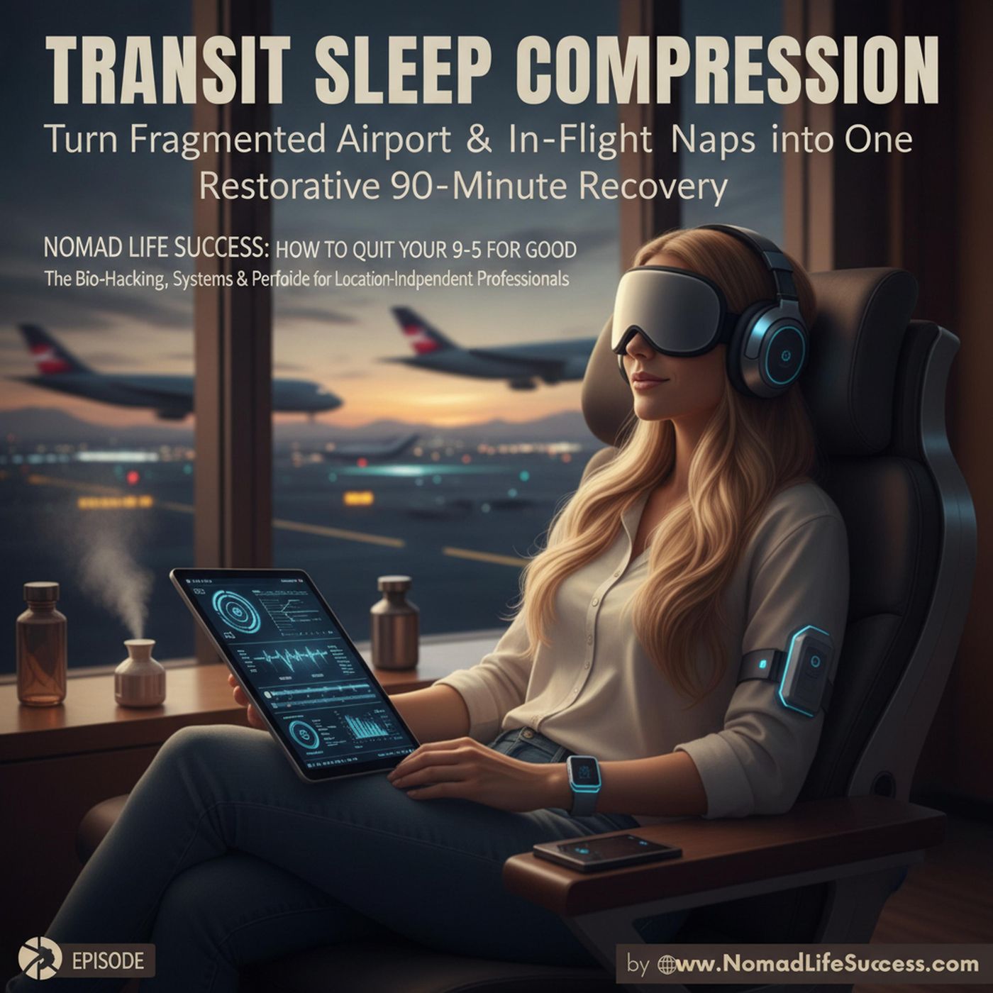 Transit Sleep Compression: Turn Fragmented Airport & In-Flight Naps into One Restorative 90‑Minute Recovery episode artwork