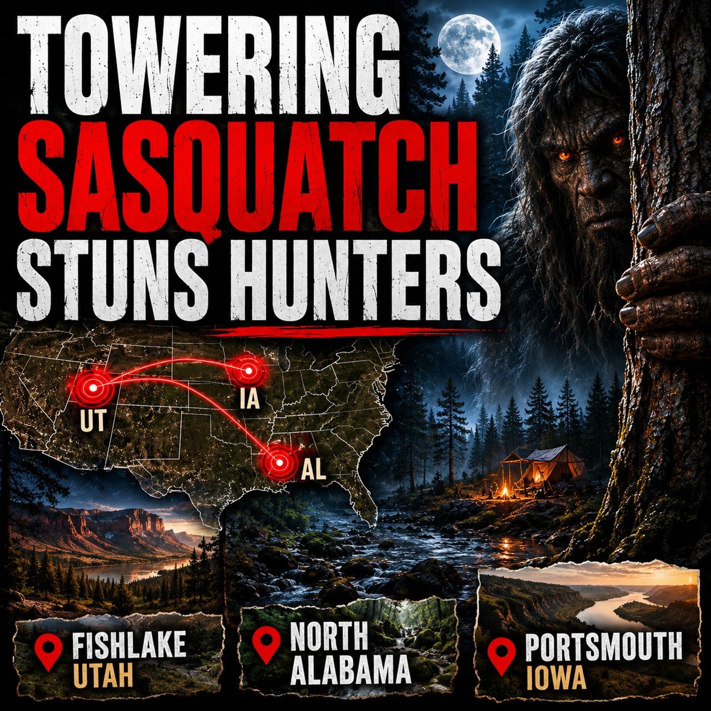 Towering Sasquatch Stuns Hunter in Fishlake National Forest, Utah