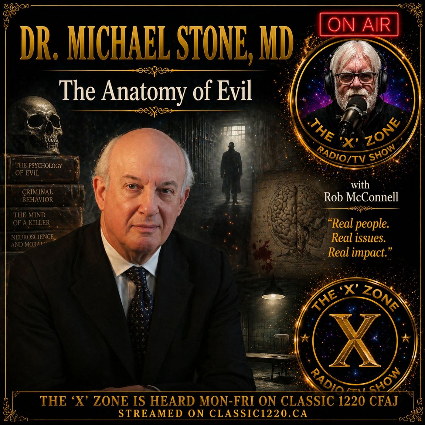 Rob McConnell Interviews - DR MICHAEL STONE, MD - The Anatomy of Evil