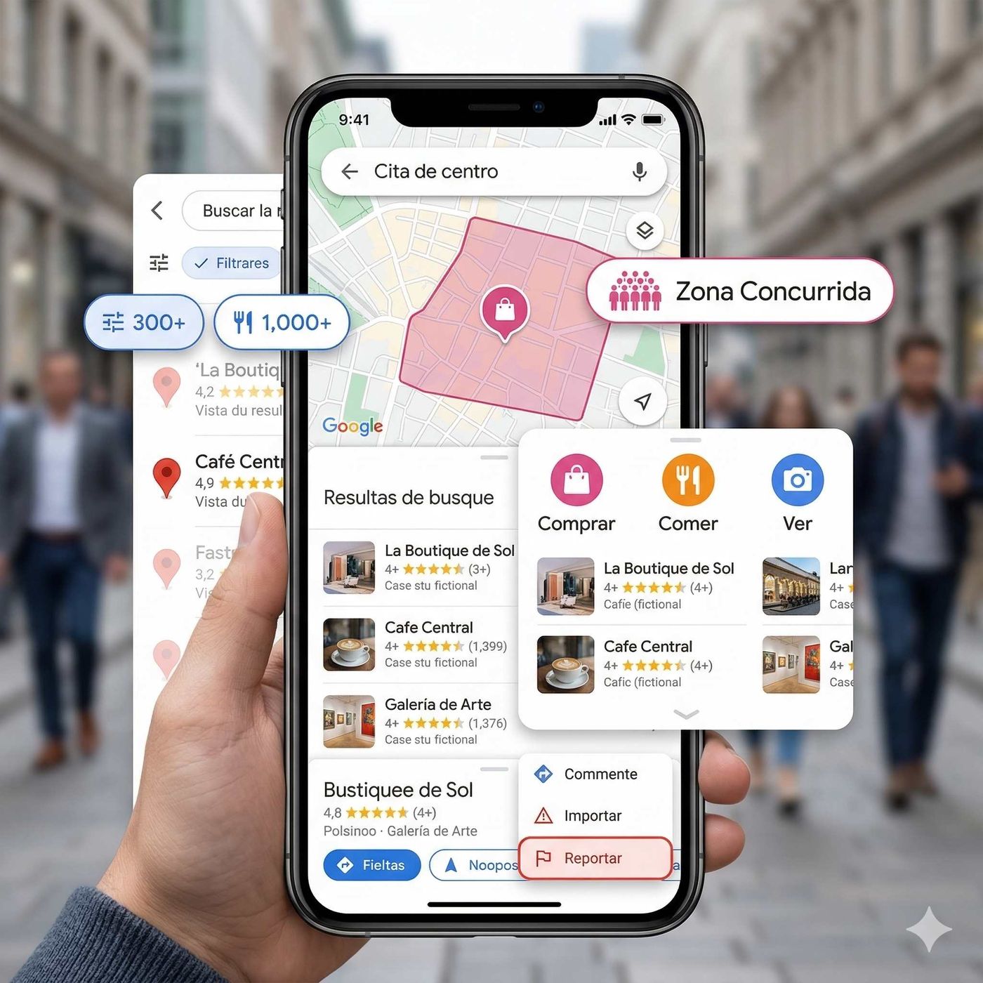 #263 Zonas Concurridas y Filtros por Volumen de Reseñas