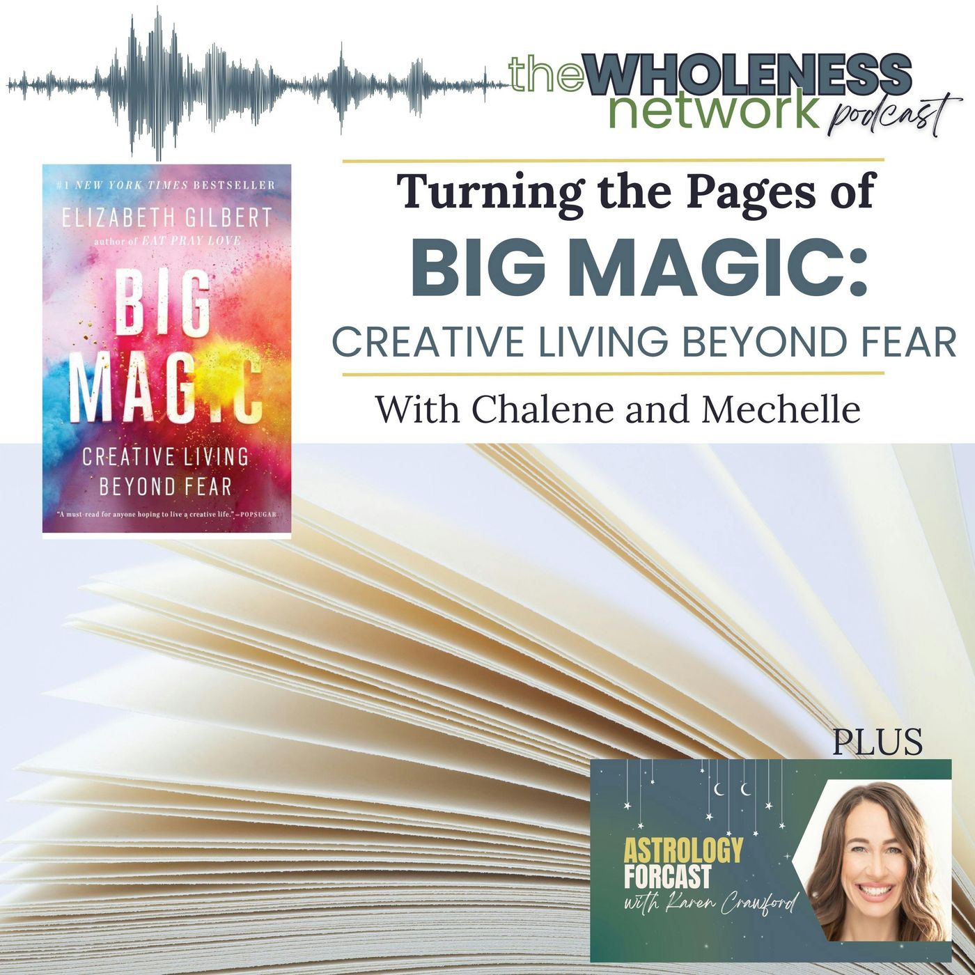 190. Turning the Pages of Big Magic PLUS October Astrology Forecast episode artwork