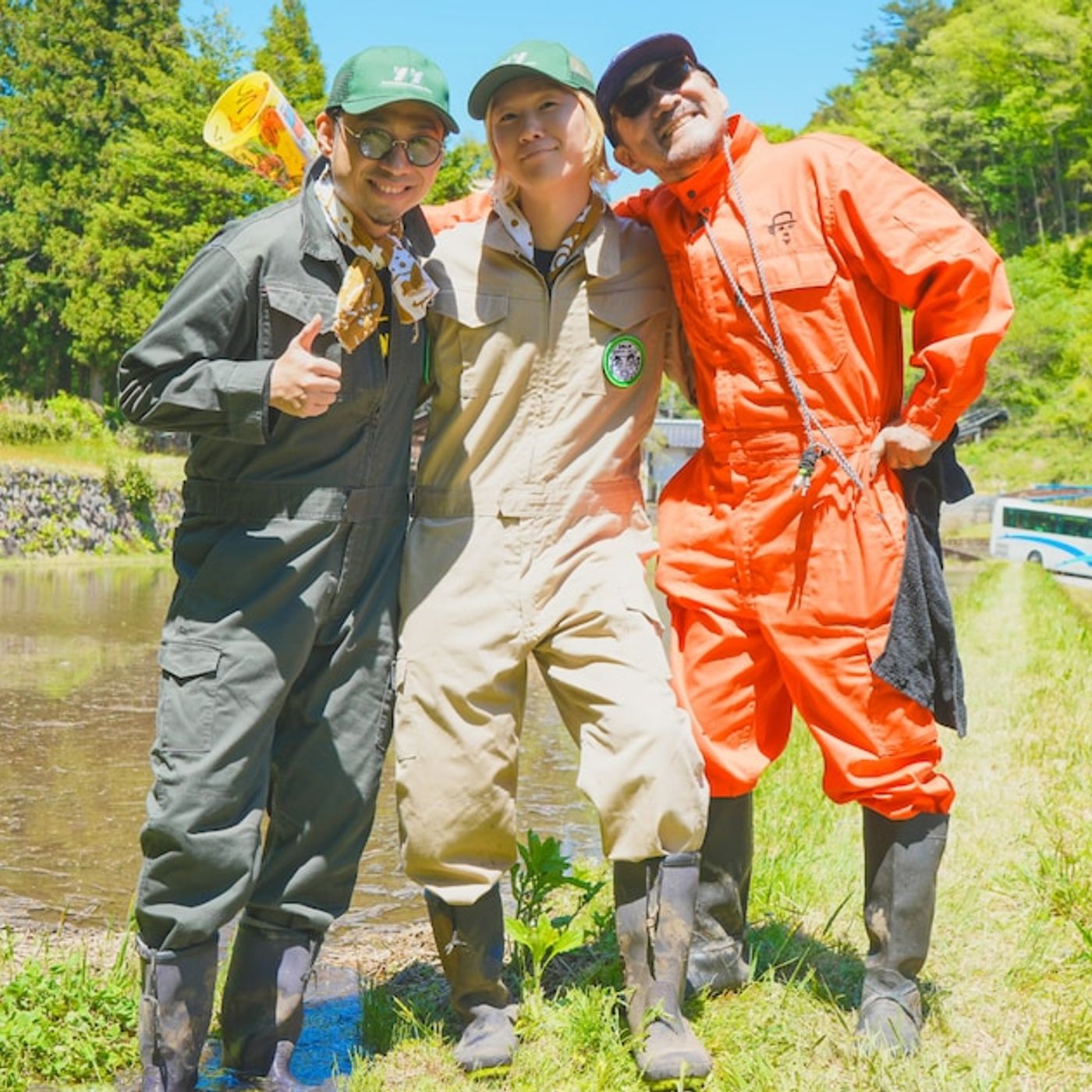 Chageの新プロジェクト・吉田山田柴田が始動、田んぼで出会った吉田山田と一緒に - 音楽ナタリー episode artwork