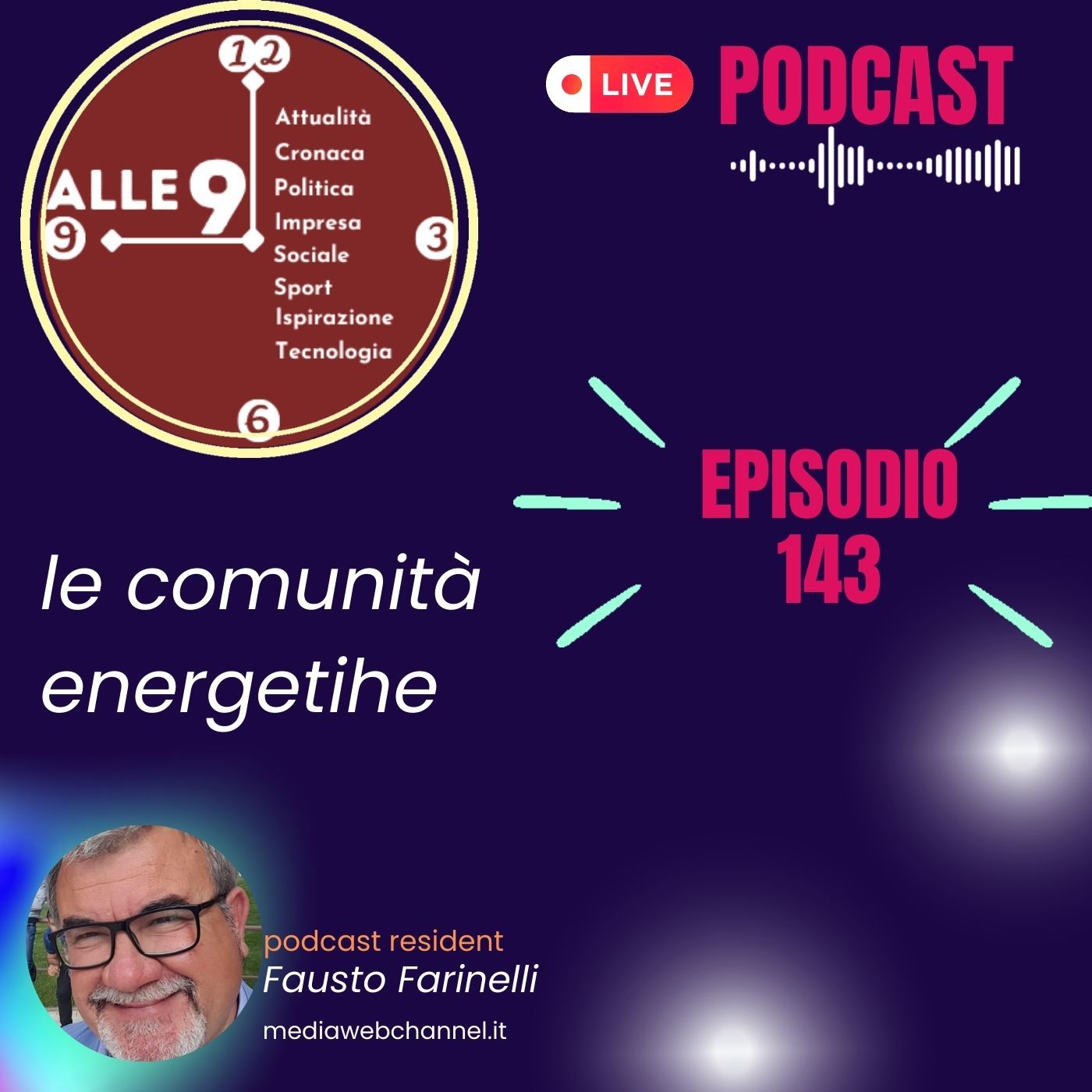 epis. nr 143, le comunità energetiche ospite Ass ambiente comune di Alghero Andrea Montis