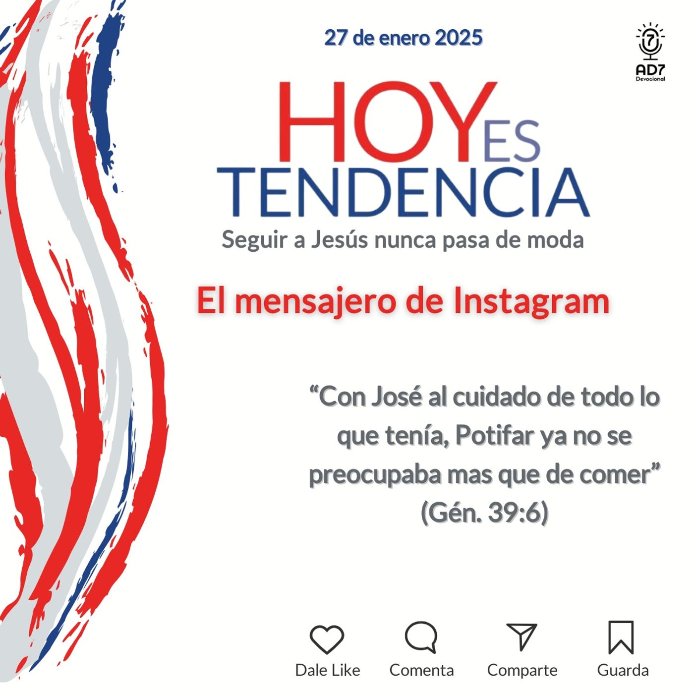 El mensajero de Instagram ~ Devocional de Jóvenes ~ 27 de enero 2025