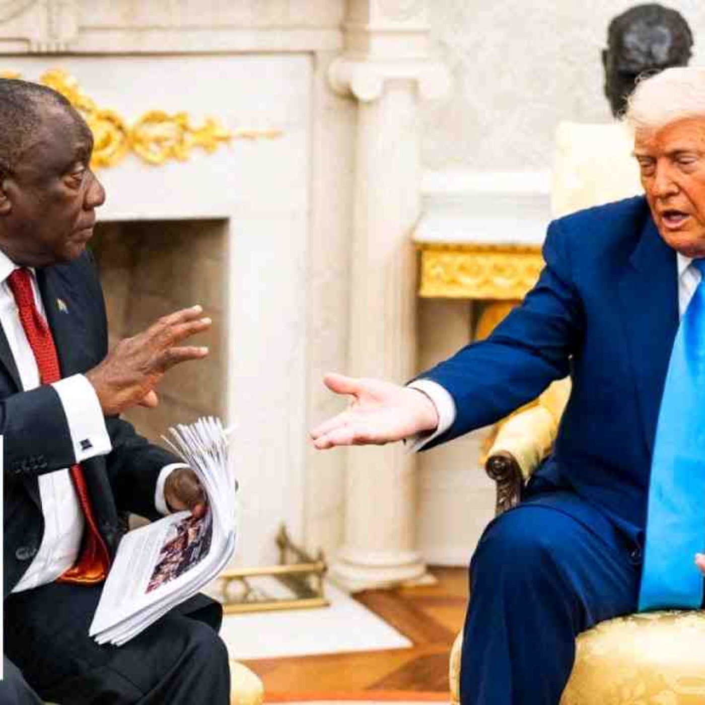 "BLATANT LIE!" Democratic strategist questions credibility of South Africa's ''white genocide'' episode artwork