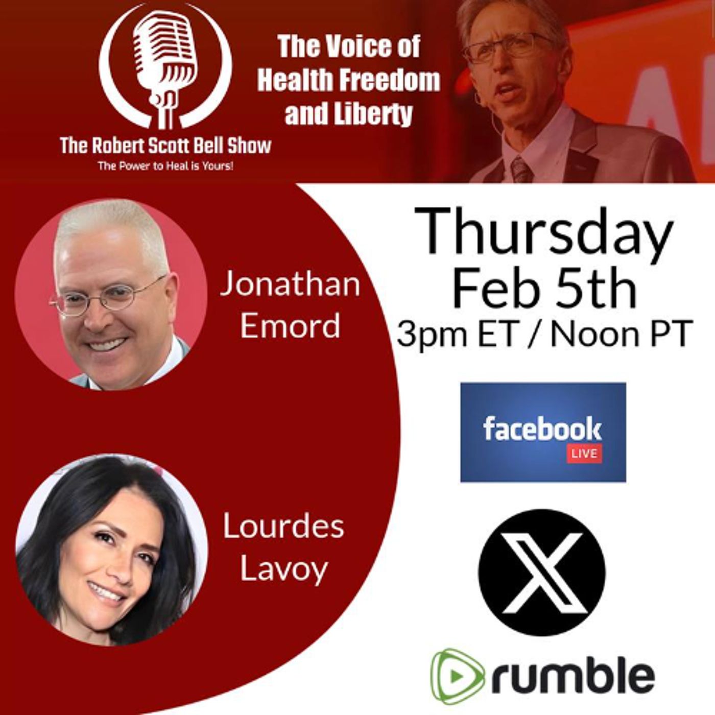 Jonathan Emord, Offit Fears Big Wellness, MMR Doubts, Lourdes Lavoy, Option C Creator's Divine Des episode artwork