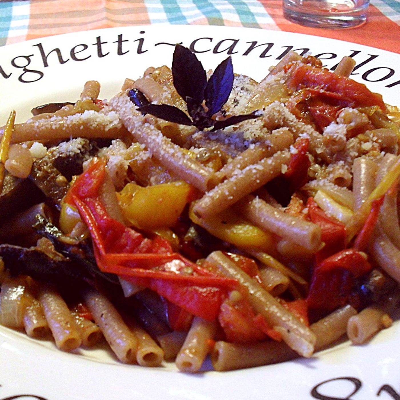 Pasta con peperoni e melanzane arrostiti episode artwork