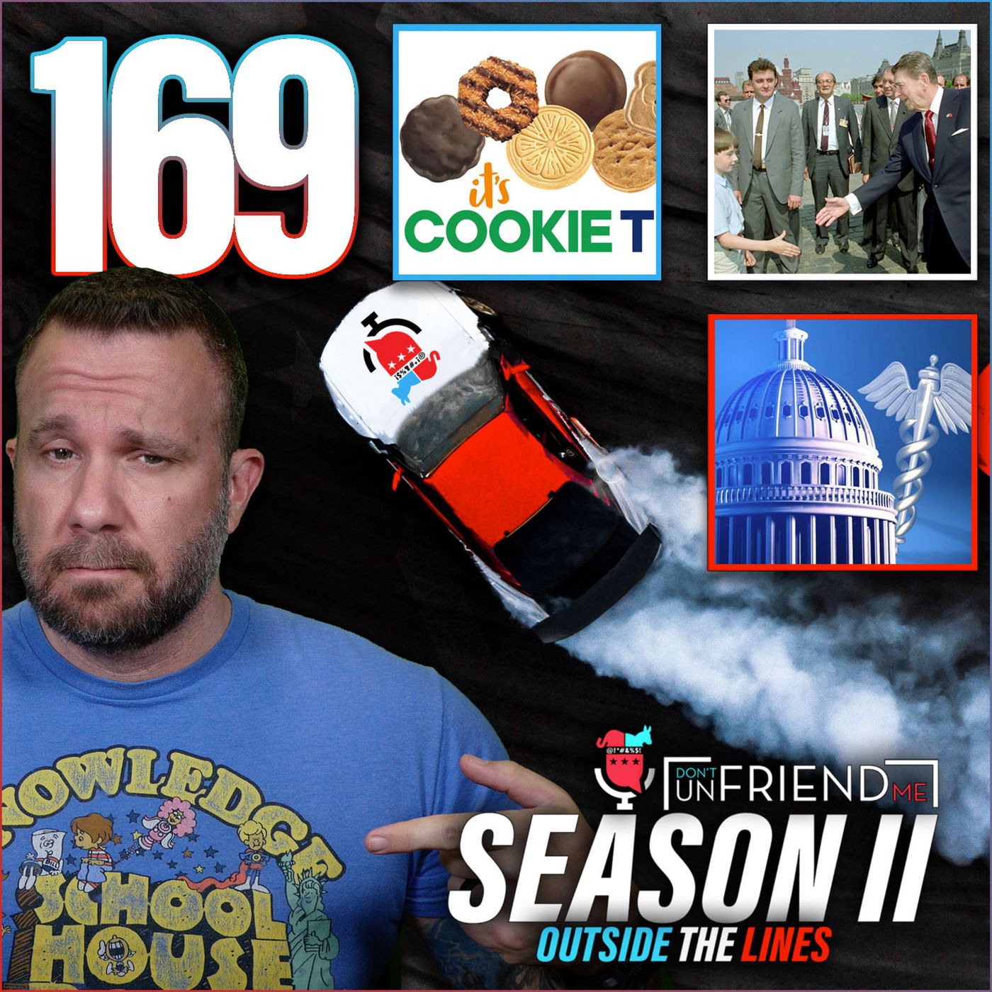 #169: Girl Scout Poison. Gov’t ran Healthscare. Putin spied on Reagan?? episode artwork