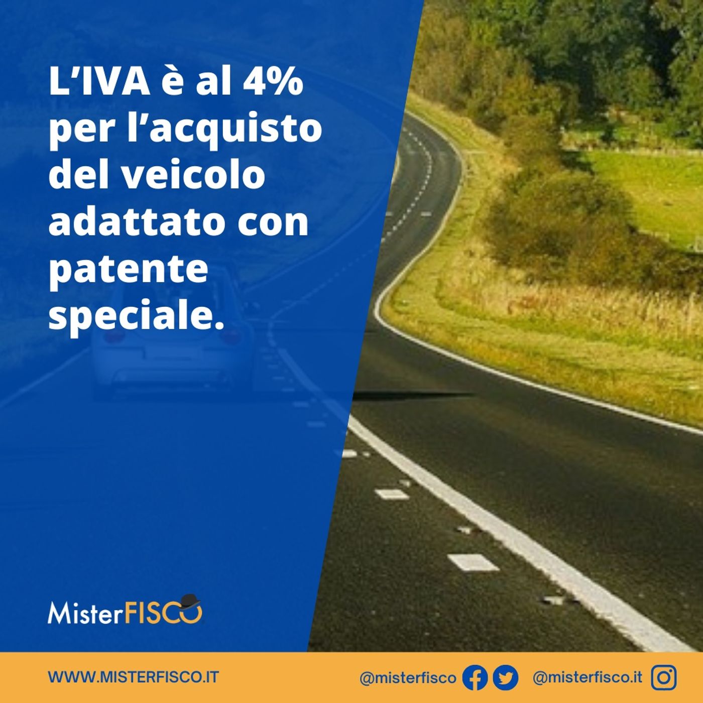 L’IVA è al 4% per l’acquisto del veicolo adattato con patente speciale episode artwork