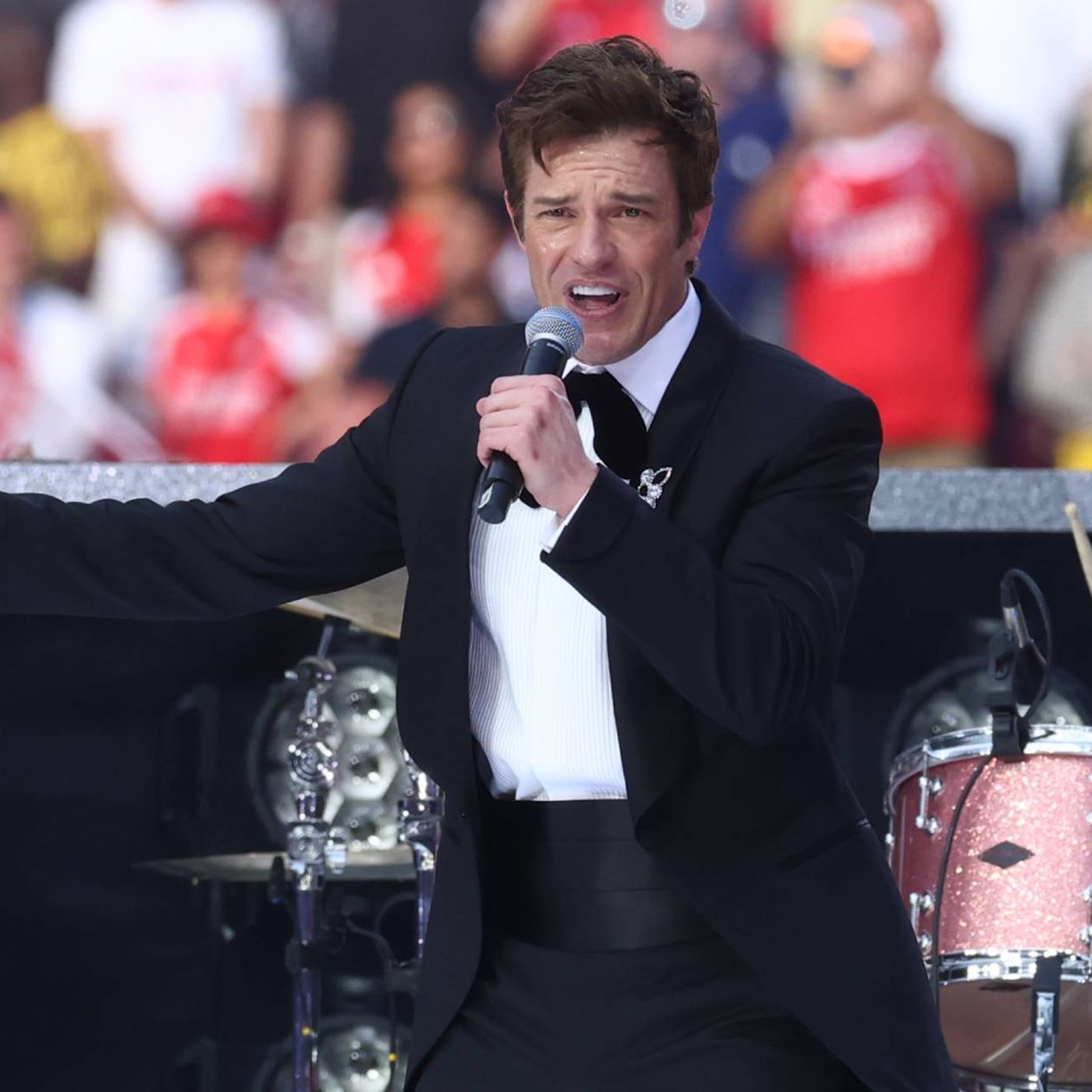 Watch Brandon Flowers debut new songs, air Killers classics and perform with Lucy Dacus and Nathaniel Rateliff at Newport Folk Festival