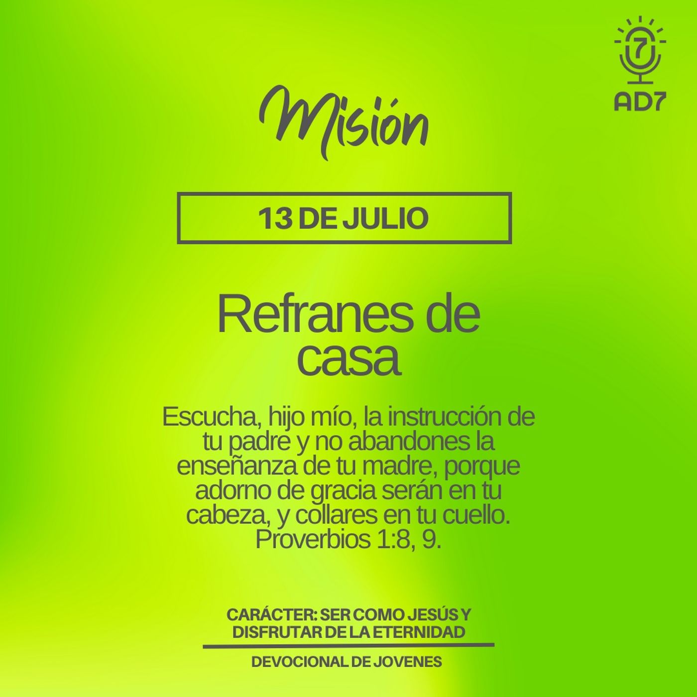 AD7 Devocional - Diferente / Inverso