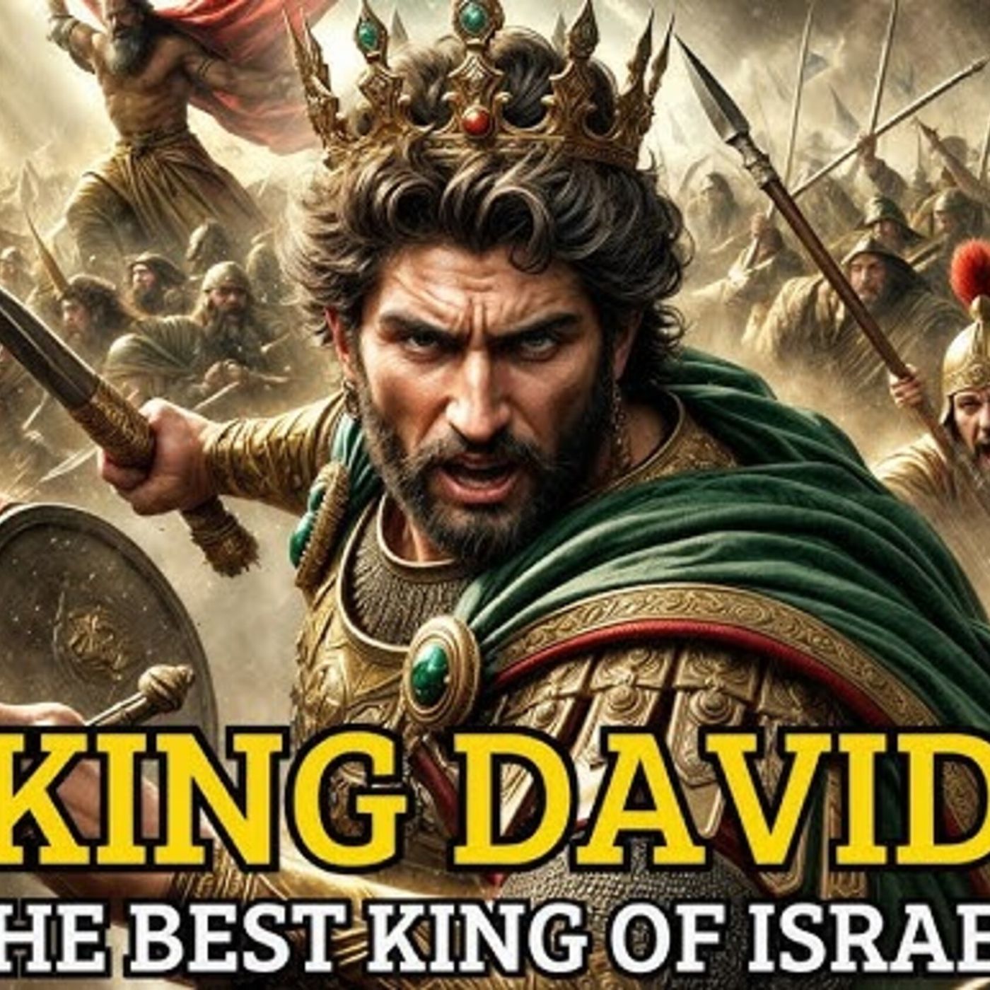 The Story of King David – The Greatest King of Israel - Black and White Bible episode artwork