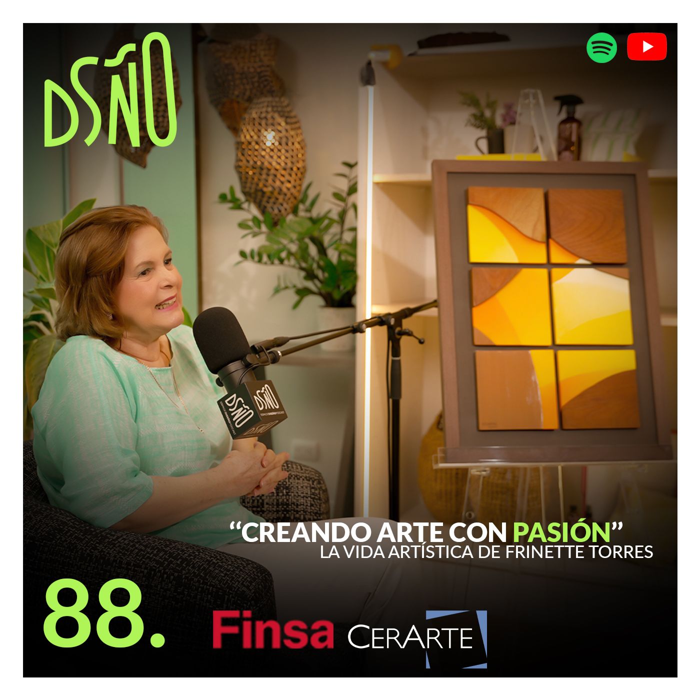 88. Creando Arte Con Pasión | Frinette Torres Su Vida Artística