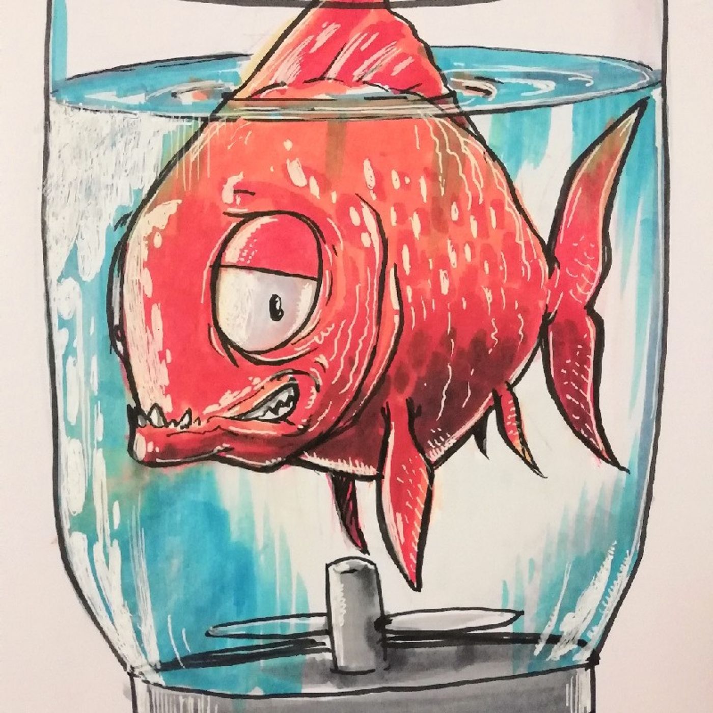 Il bicchiere vuoto.