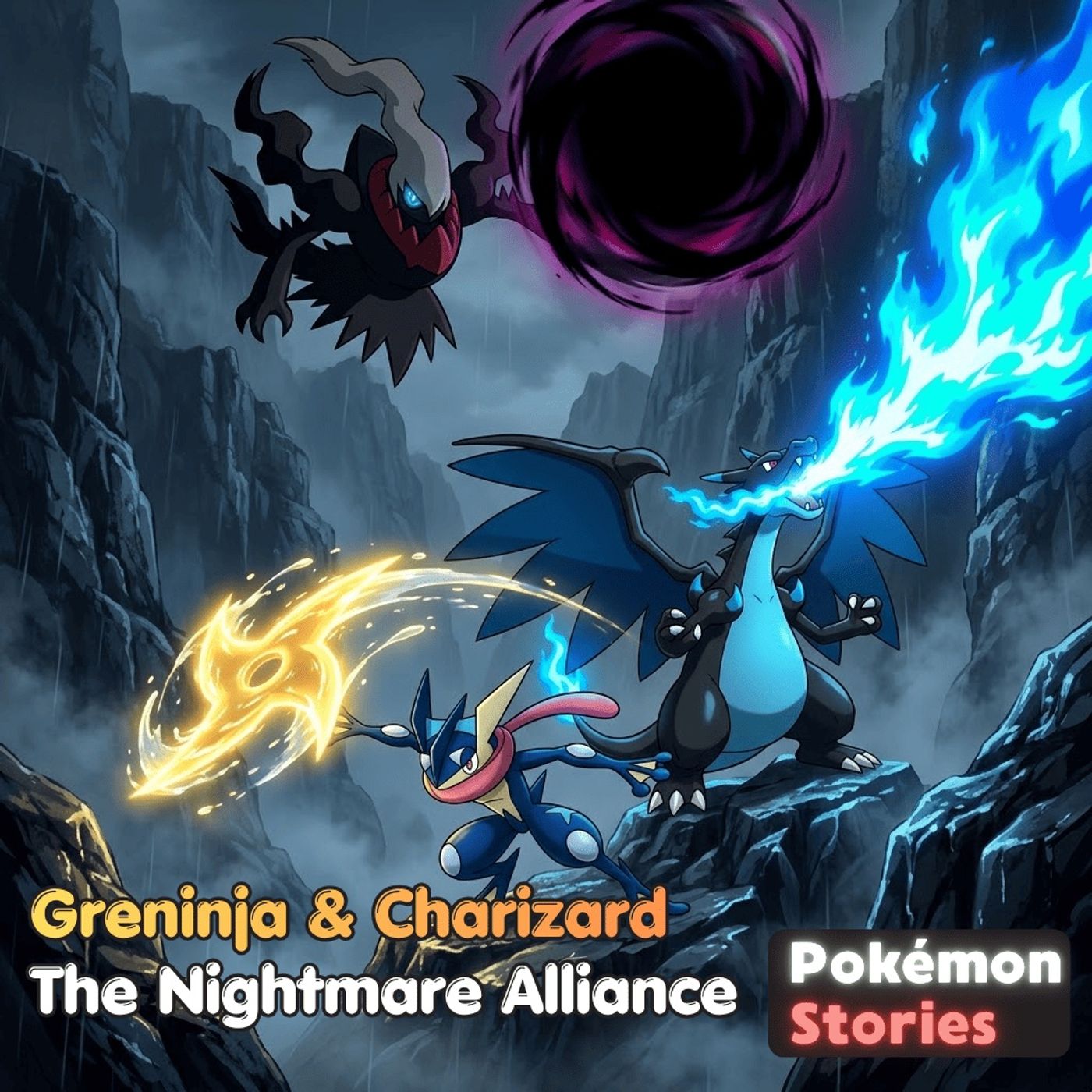 Greninja & Charizard vs Darkrai: The Nightmare Alliance