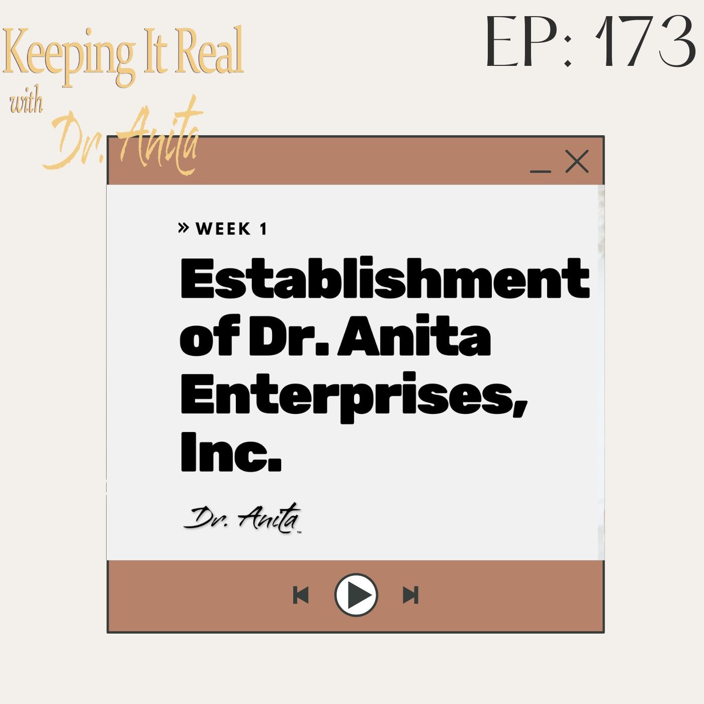 The Establishment of Dr. Anita Enterprises, Inc.