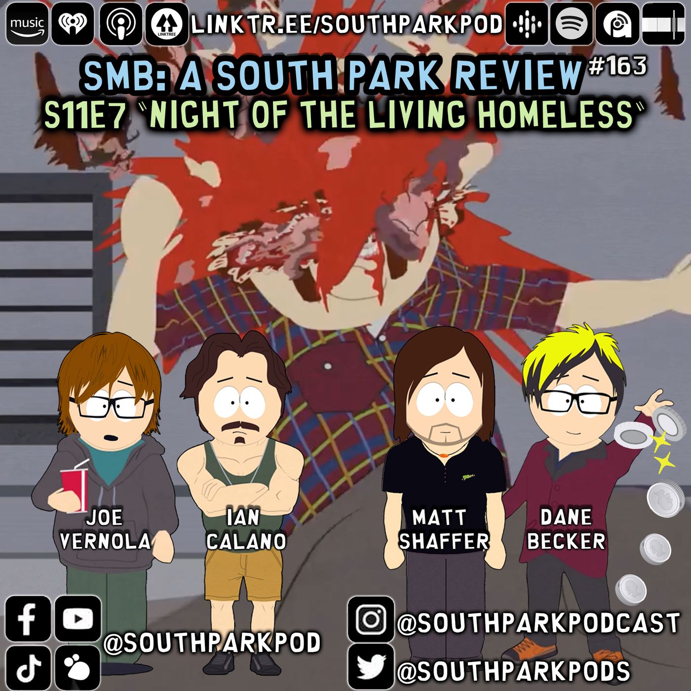 SMB #163 - S11 E7 Night Of The Living Homeless - ”Change! Got Any Change?”