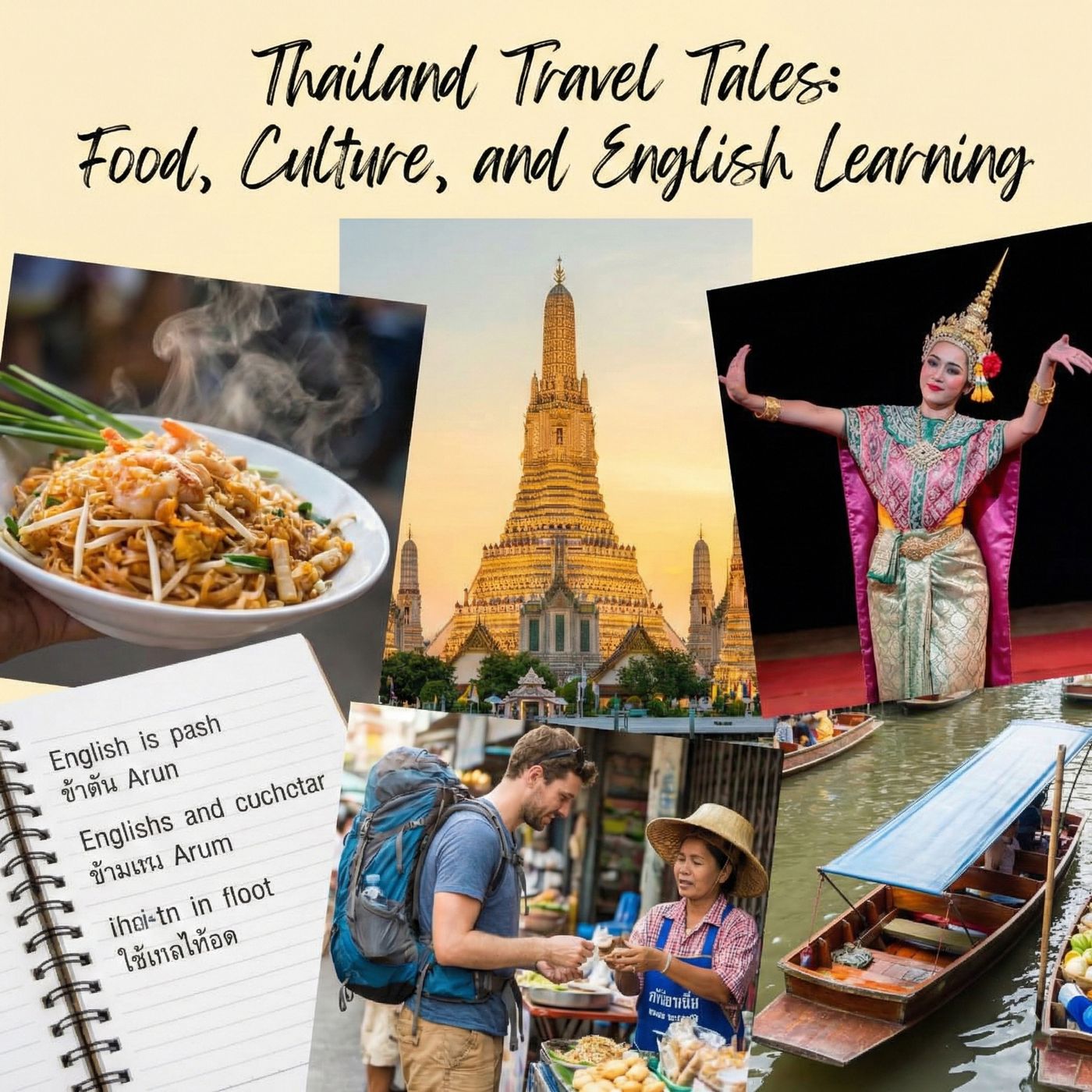 Thailand Travel Tales: Food, Culture, and English Learning episode artwork