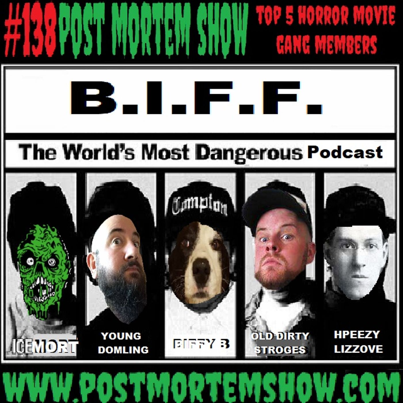e138 - Damn it Feels Good to Be a Biffers (Top 5 Horror Movie Gang Members) episode artwork