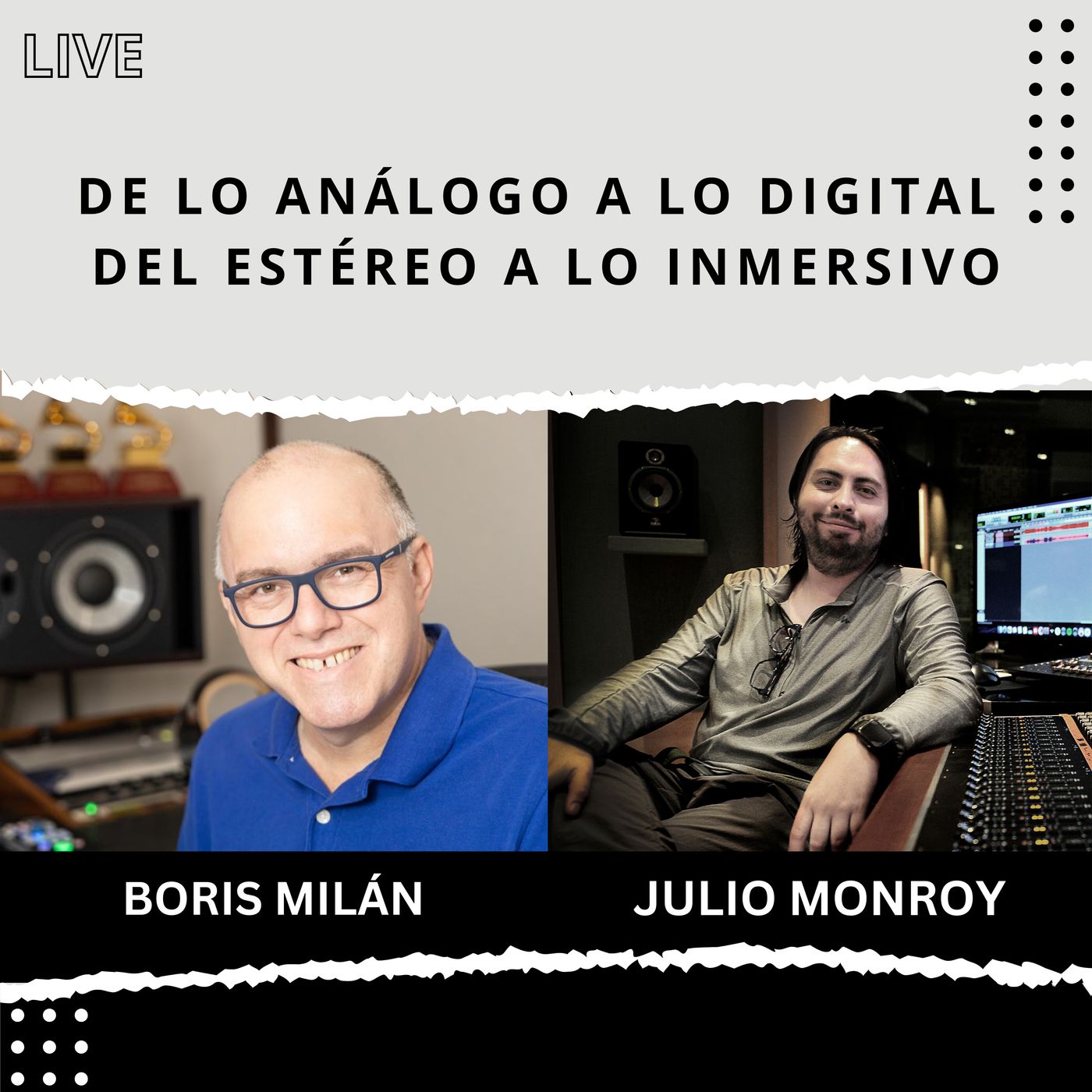 De lo análogo a lo digital, del estéreo a la experiencia inmersiva – Conversamos con Boris Milán episode artwork