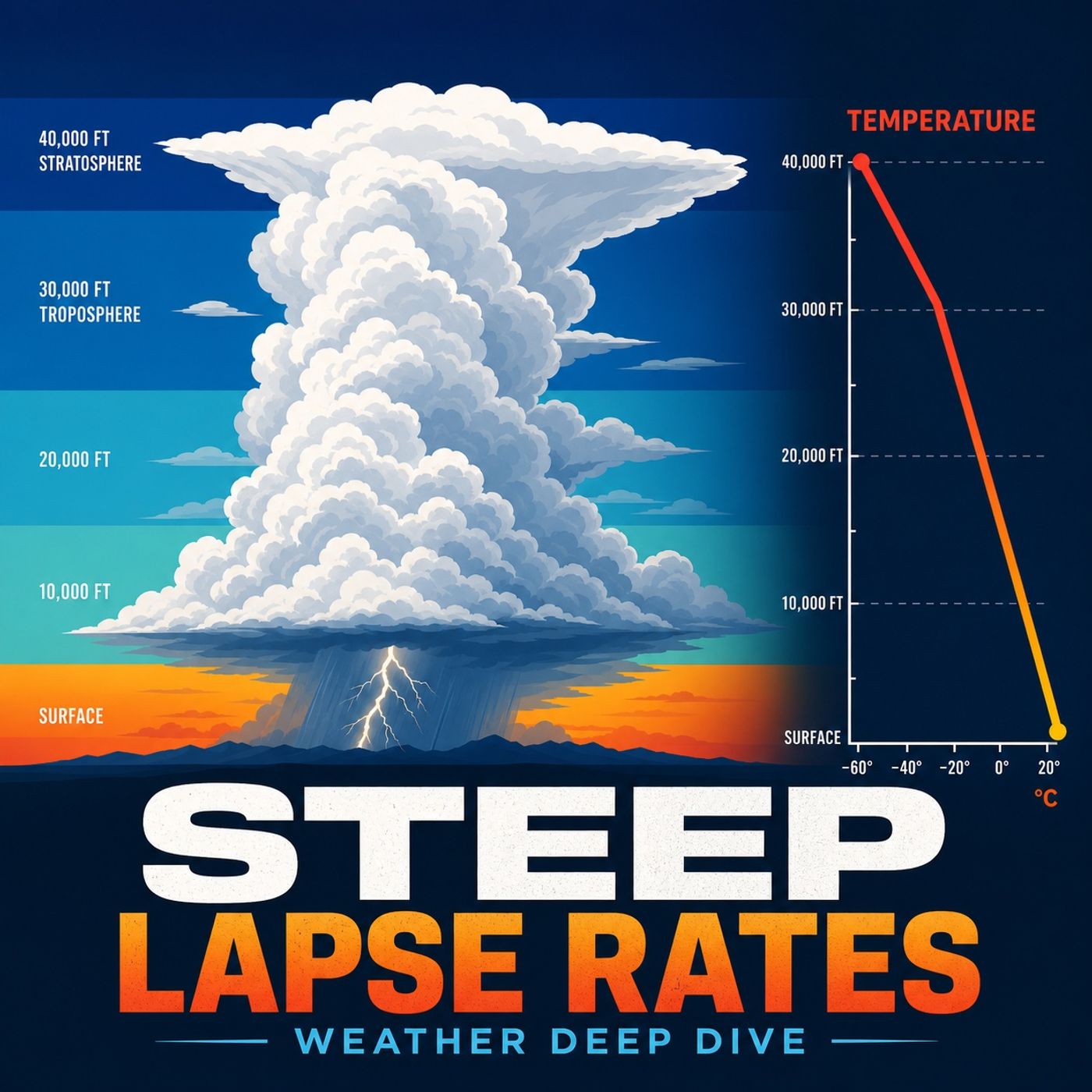 The Invisible War Above: Understanding Atmospheric Stability and Thunderstorms