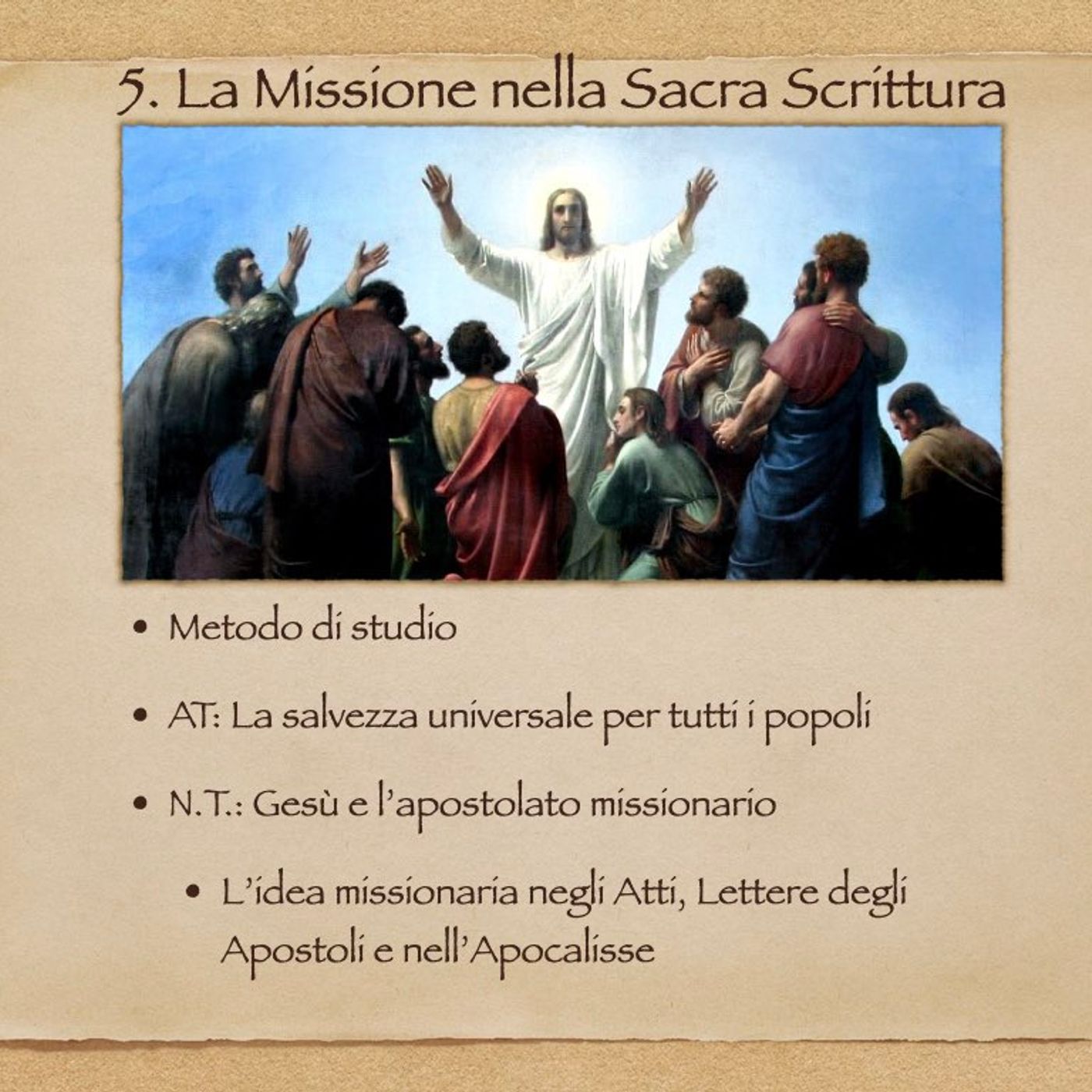 DM-03 La Missione nella Sacra Scrittura