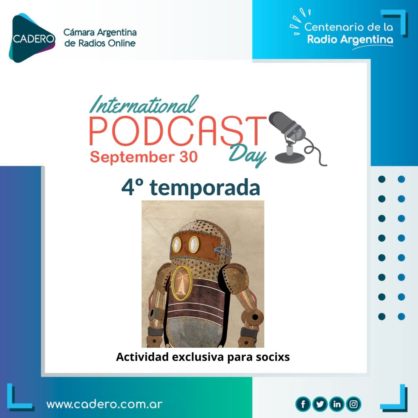 T4 E7 - Día Internacional del Podcast - Podcast Caos en la oscuridad. CAOS La Venganza episode artwork