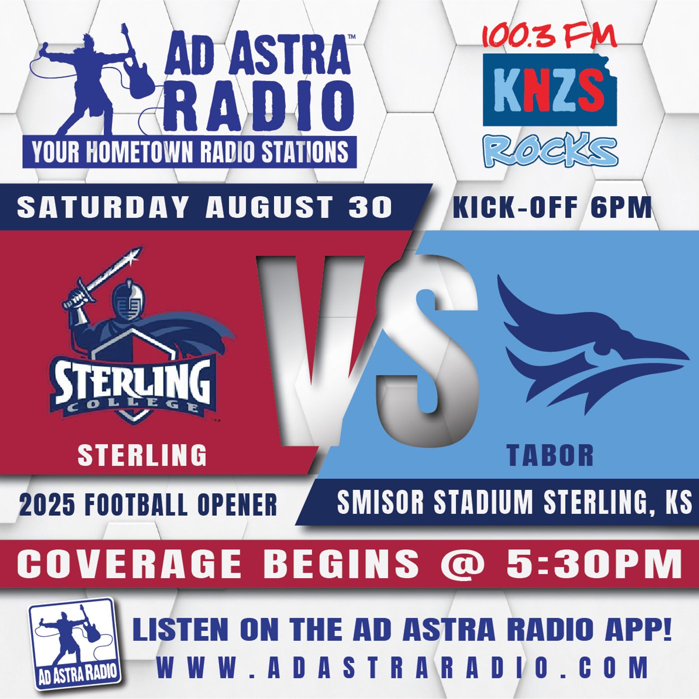 Sterling Warriors hosts Tabor Bluejays Football (August 30, 2025) episode artwork