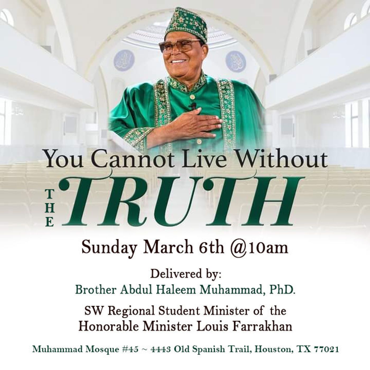 Muhammad Mosque No.45 Houston, Texas