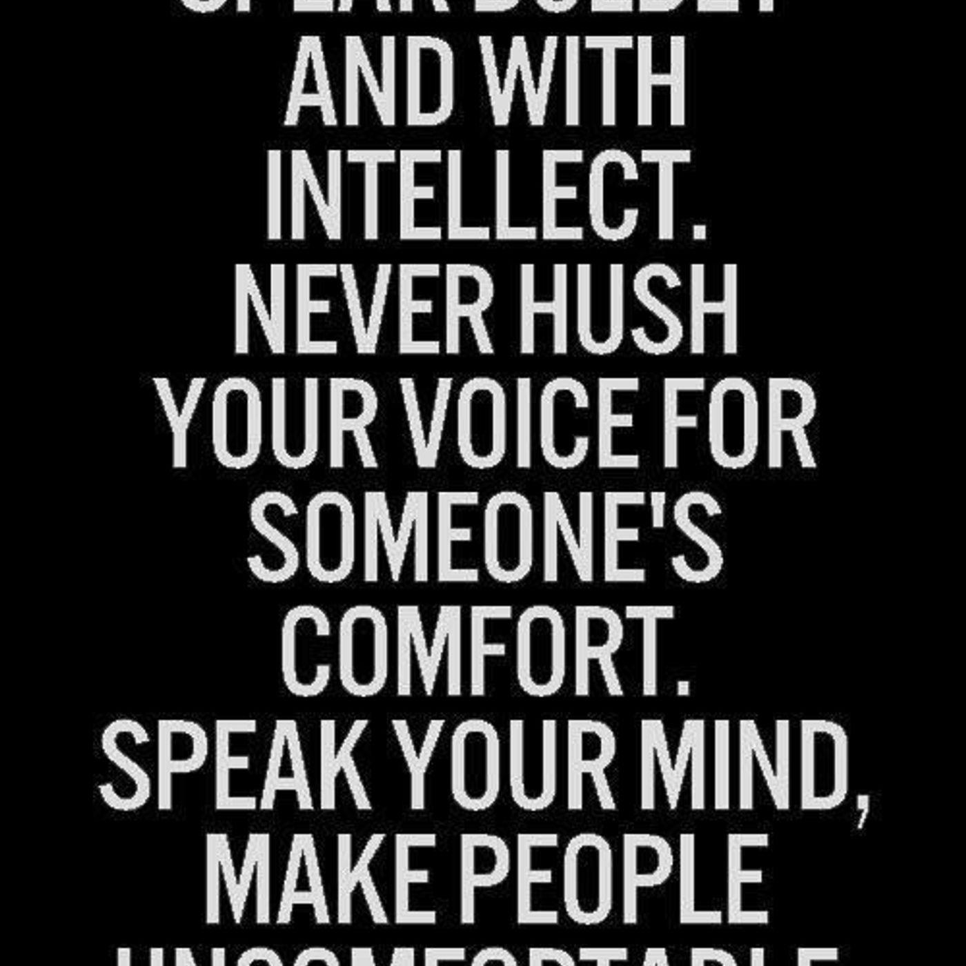 Speak your mind cover art