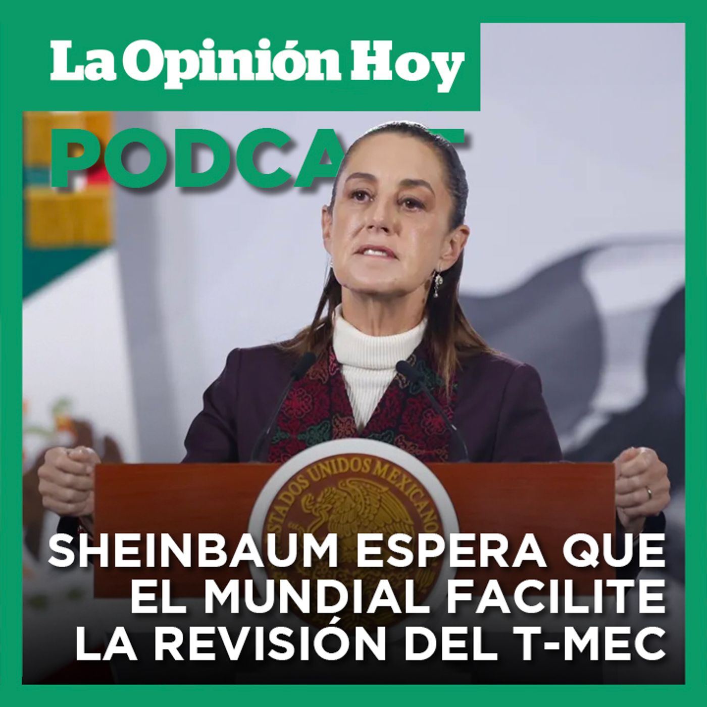 El Mundial facilitaría la revisión del T-MEC, según Claudia Sheinbaum.