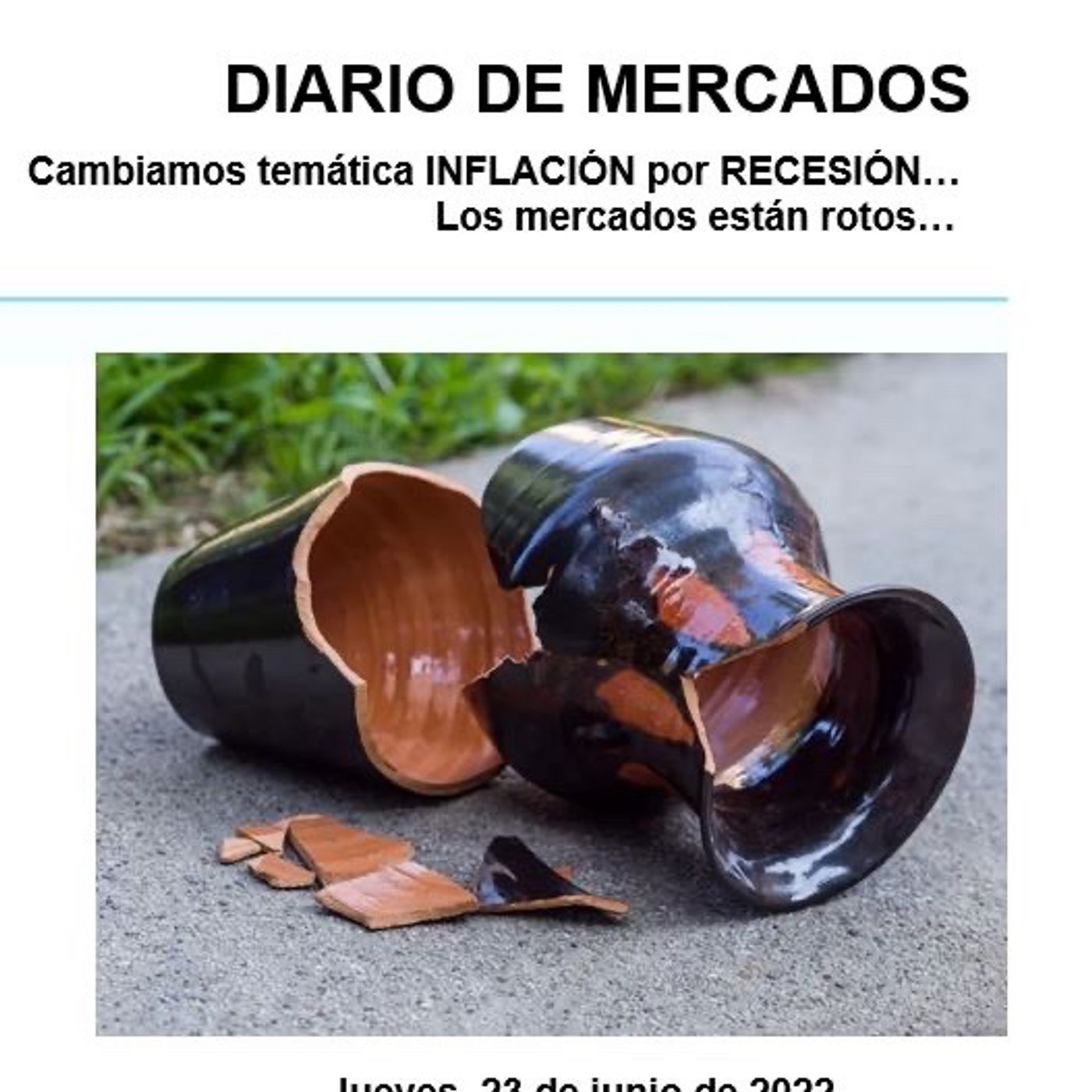 PODCAST en abierto DIARIO DE MERCADOS Jueves 23 Junio episode artwork