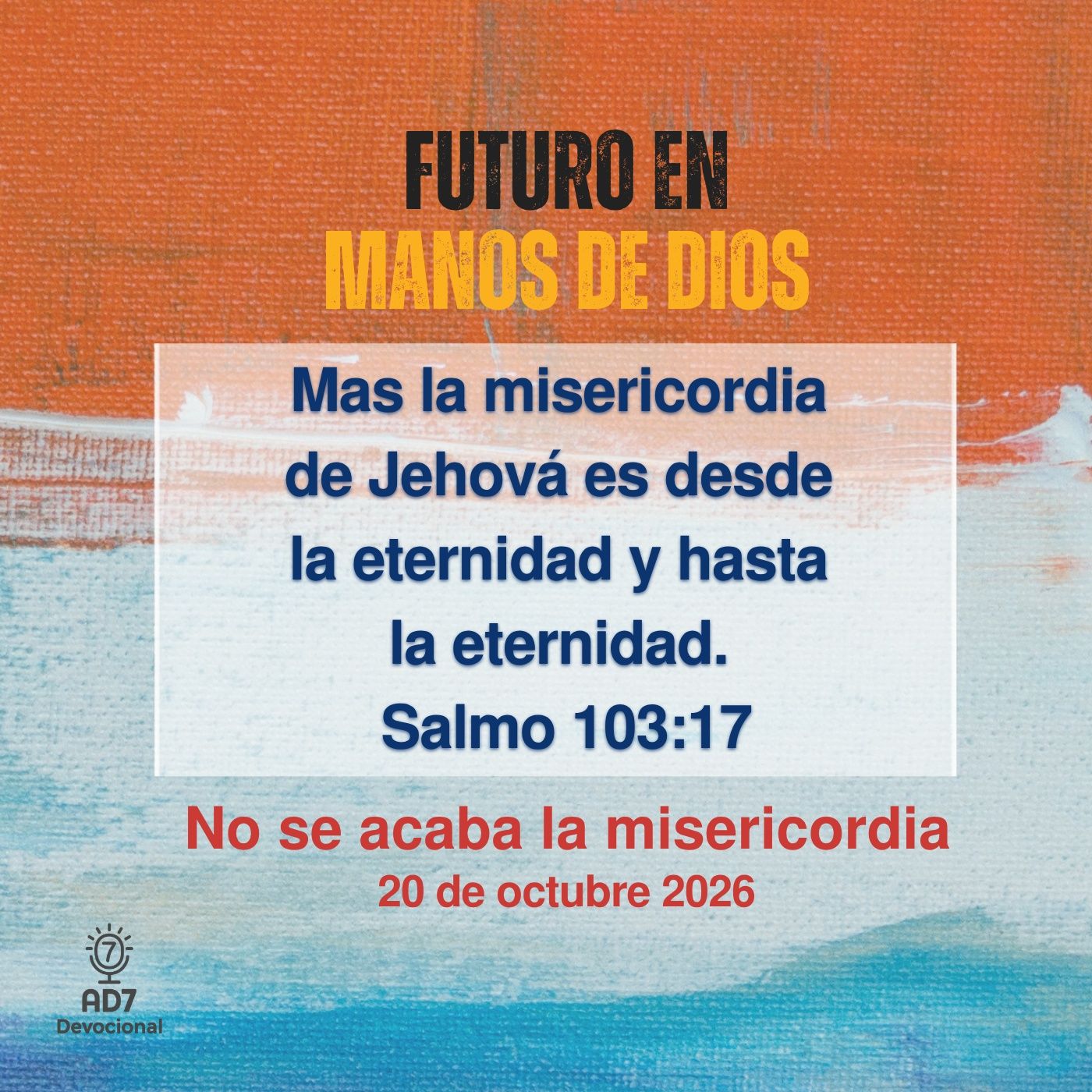 Portada de AD7 Devocional - Diferente / Inverso