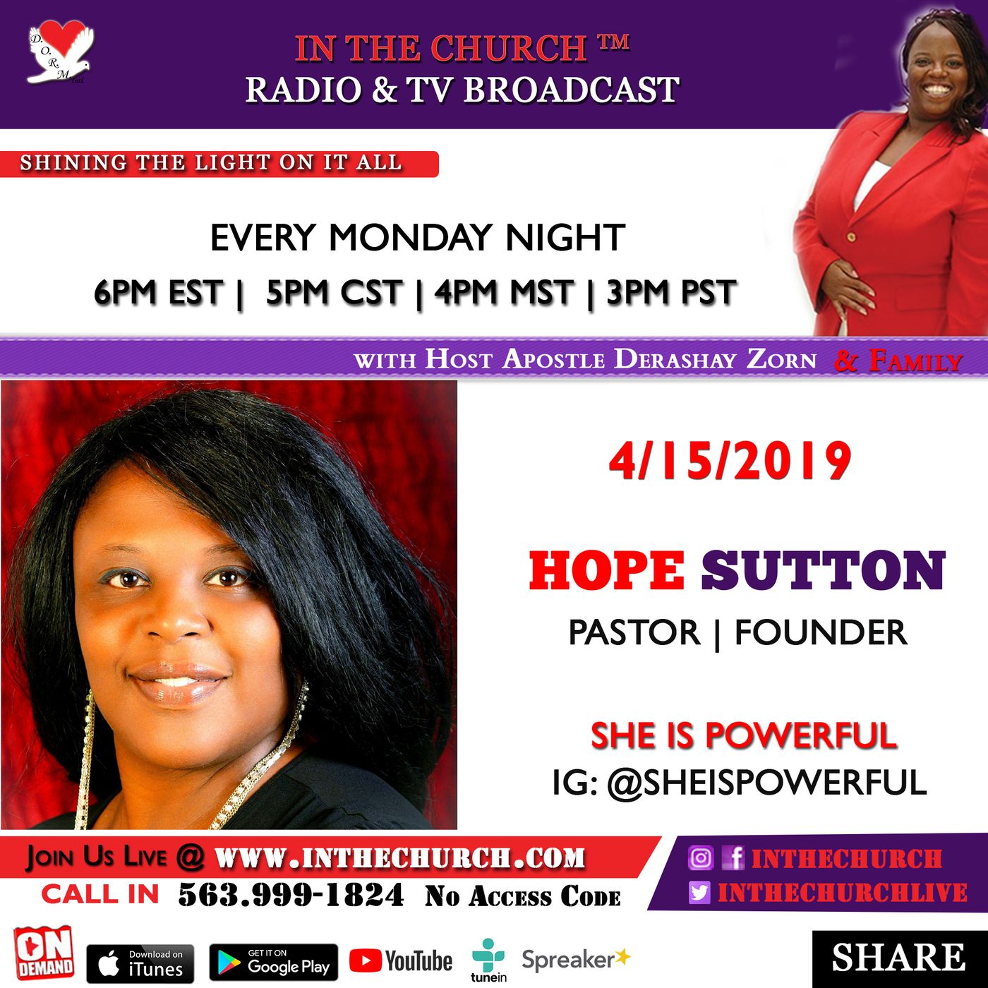 Overcoming Discouragement " In The Church  Pastor Hope Sutton episode artwork