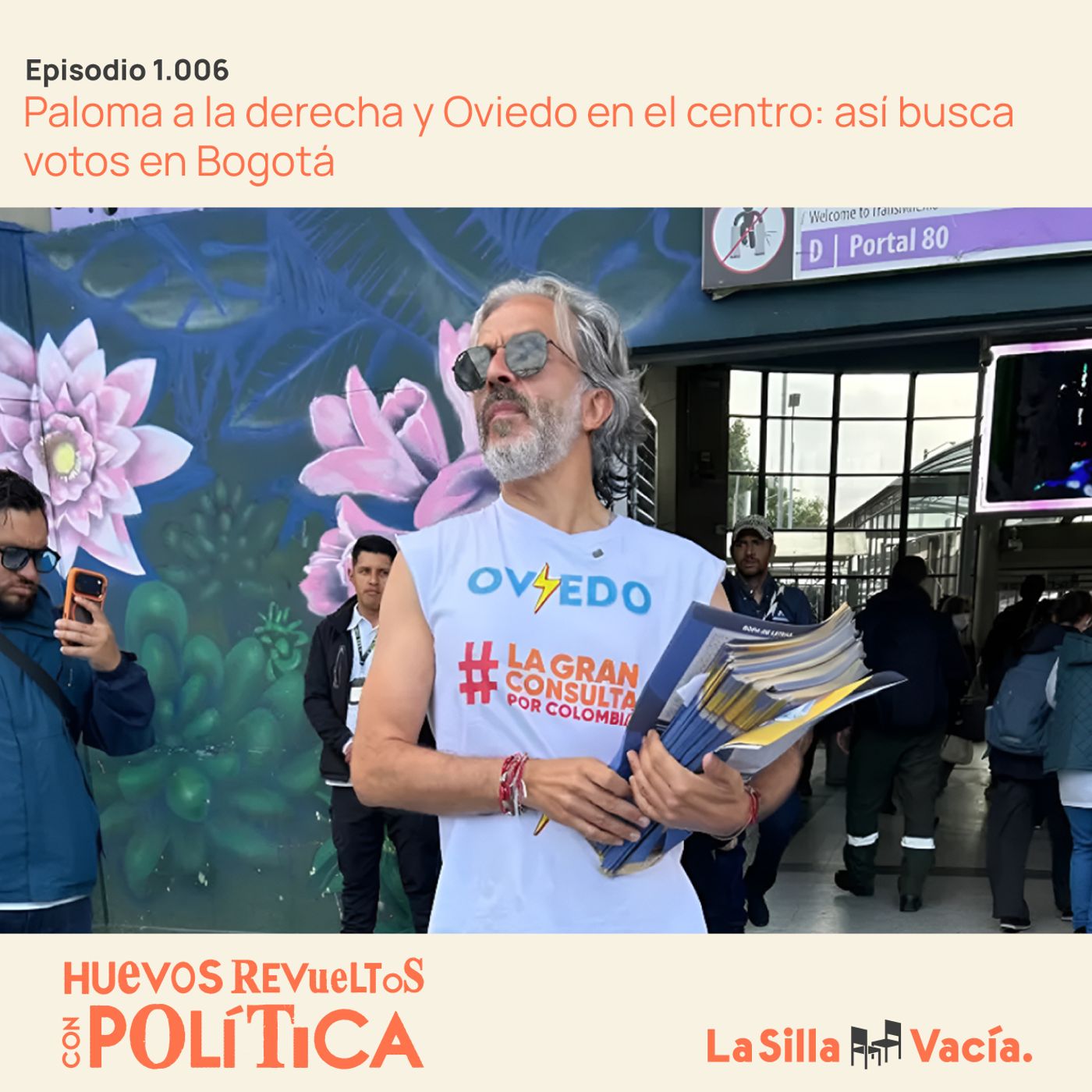 Paloma a la derecha y Oviedo al centro: así busca votos en Bogotá