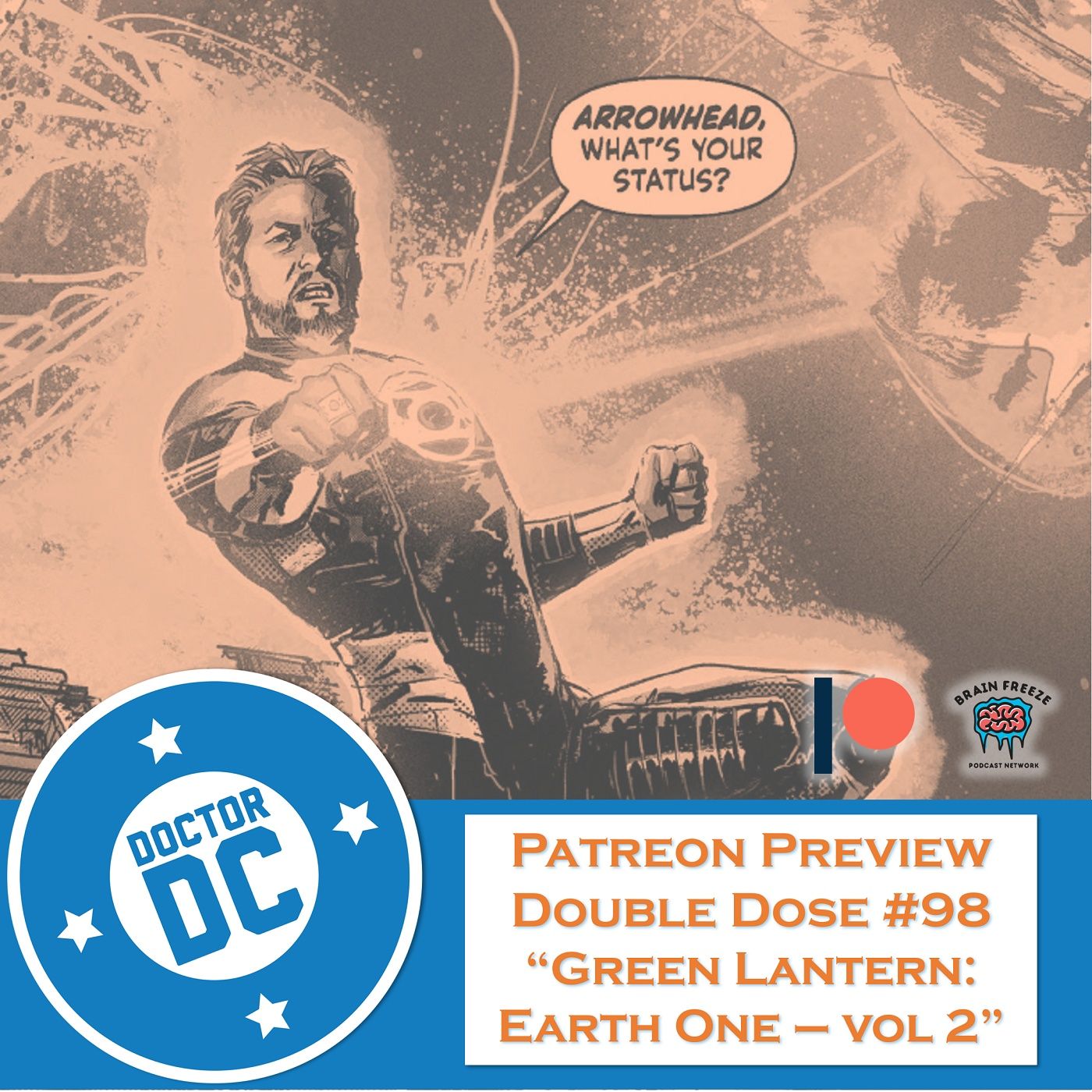 Patreon Preview: Double Dose #98 - "Green Lantern: Earth One - vol 2" episode artwork