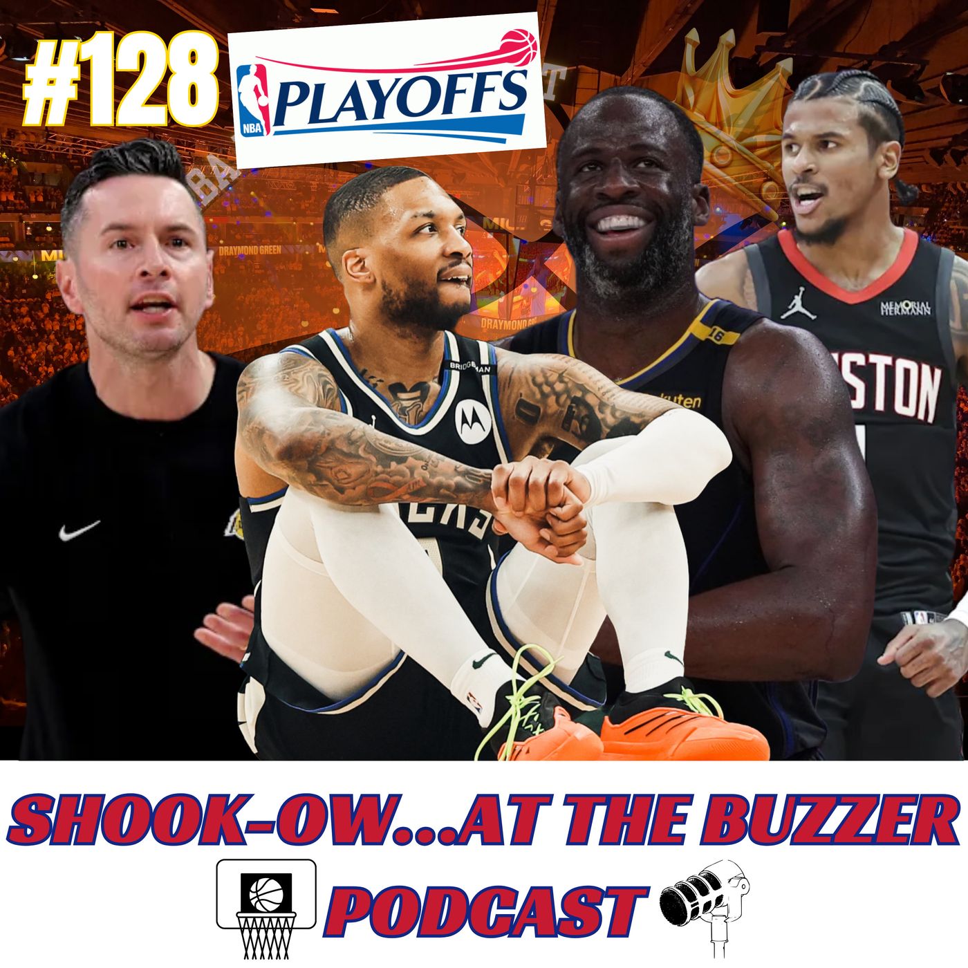Lillard Achilles Injury | Draymond & Jalen Green Beef | JJ to Blame For Game 4 Loss + NBA Playoffs episode artwork