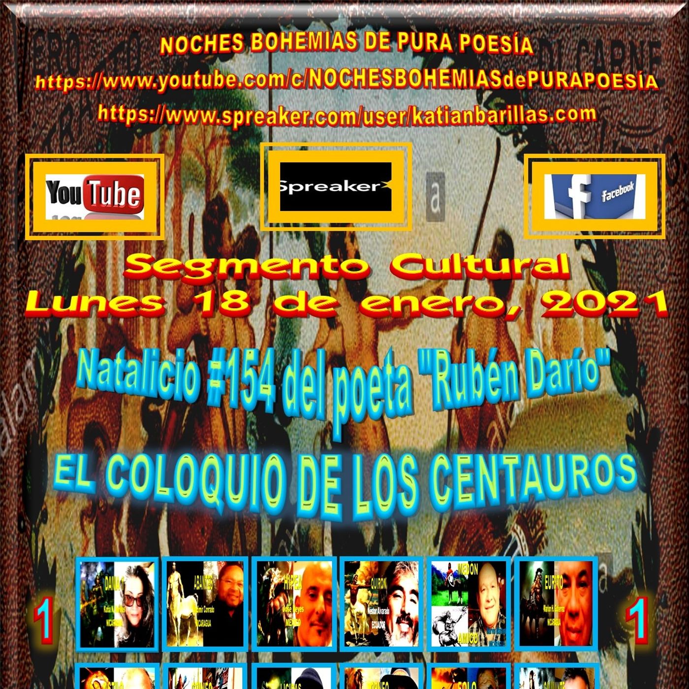 El Coloquio de los Centauros * Poema Momotombo (ambos de Rubén Darío - Nicaragua) episode artwork