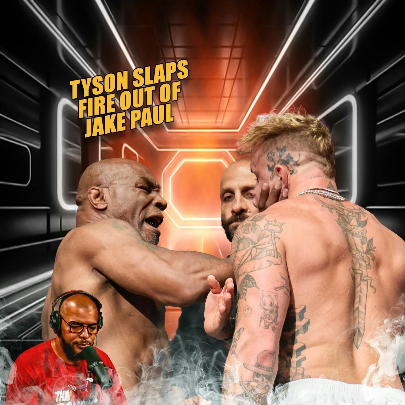 ☎️Here’s Why Mike Tyson Slapped ‘F–king A–Hole’ Jake Paul In Insane Weigh-In Face Off👀 episode artwork