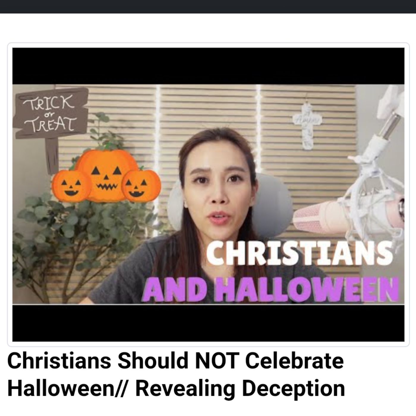 Christians Should NOT Celebrate Halloween// Revealing Deception episode artwork