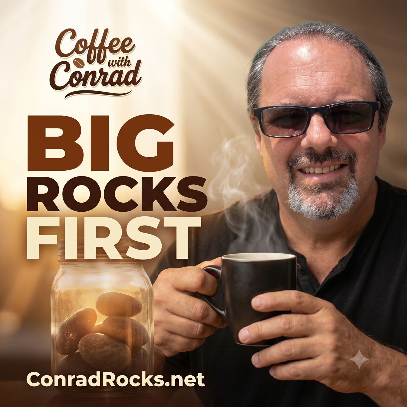 The Big Rocks Theory: Stop Letting Your Time Squeeze God Out! — Coffee With Conrad cover